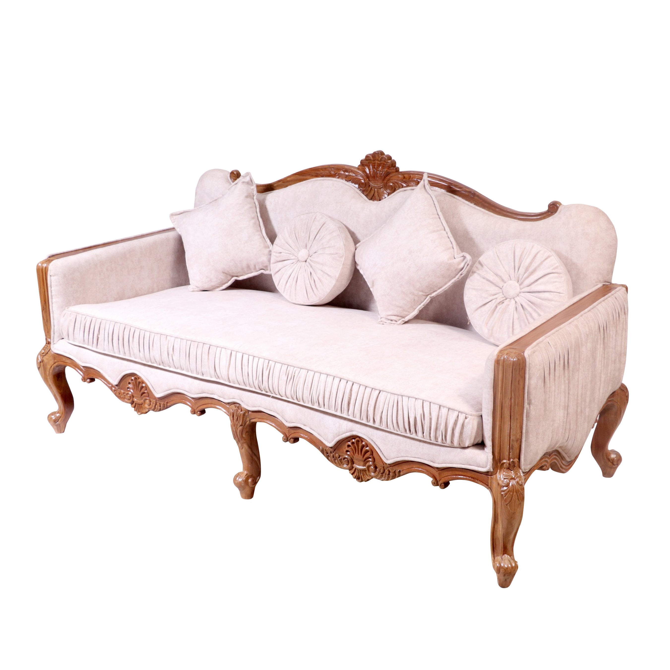 Classical vive la france concept teak wood sofa Sofa