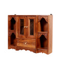 Arch Style 2-Door and 1-Drawer Hanging Cabinet Wall Cabinet