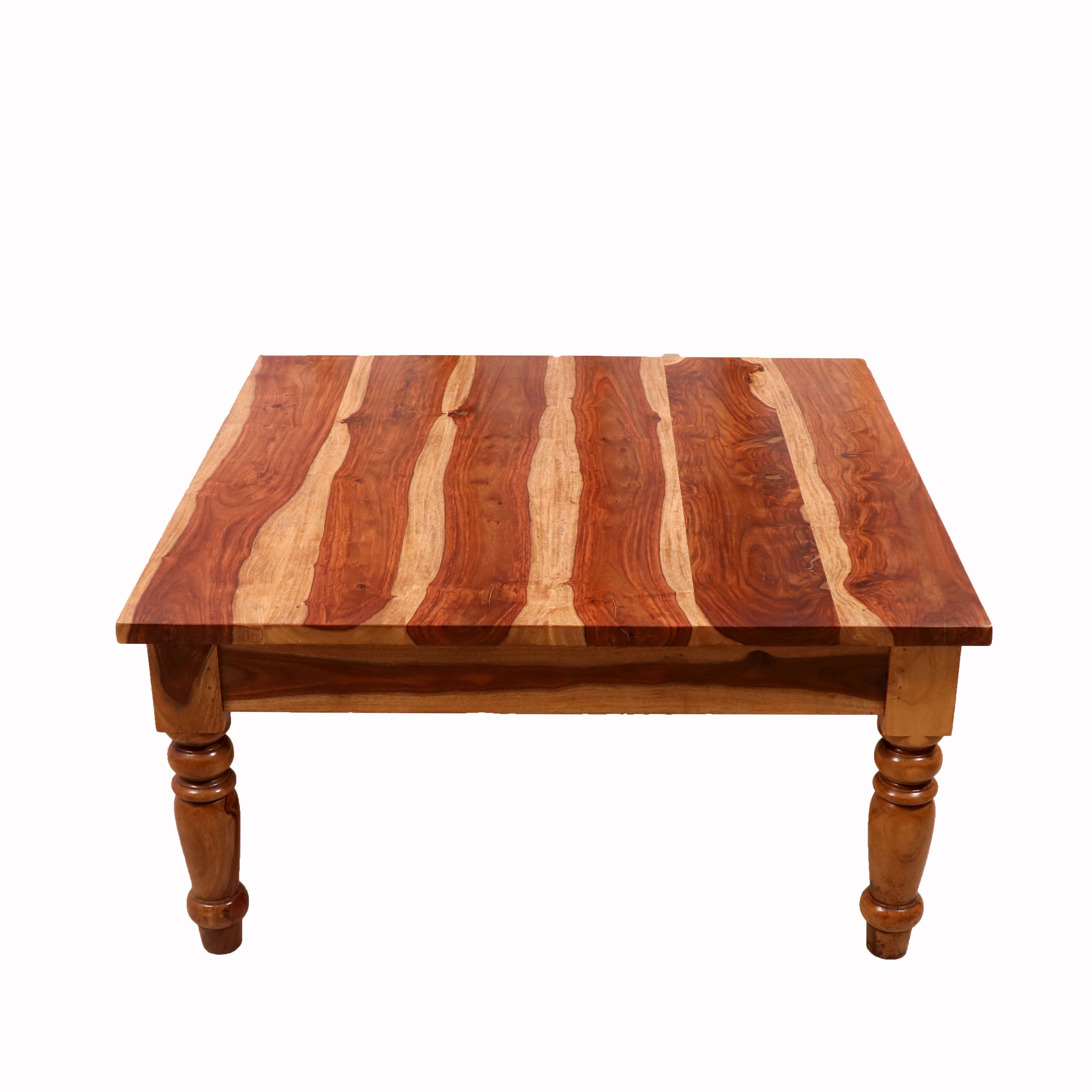 Honey polish Natural Striped Folding Coffee Table Coffee Table