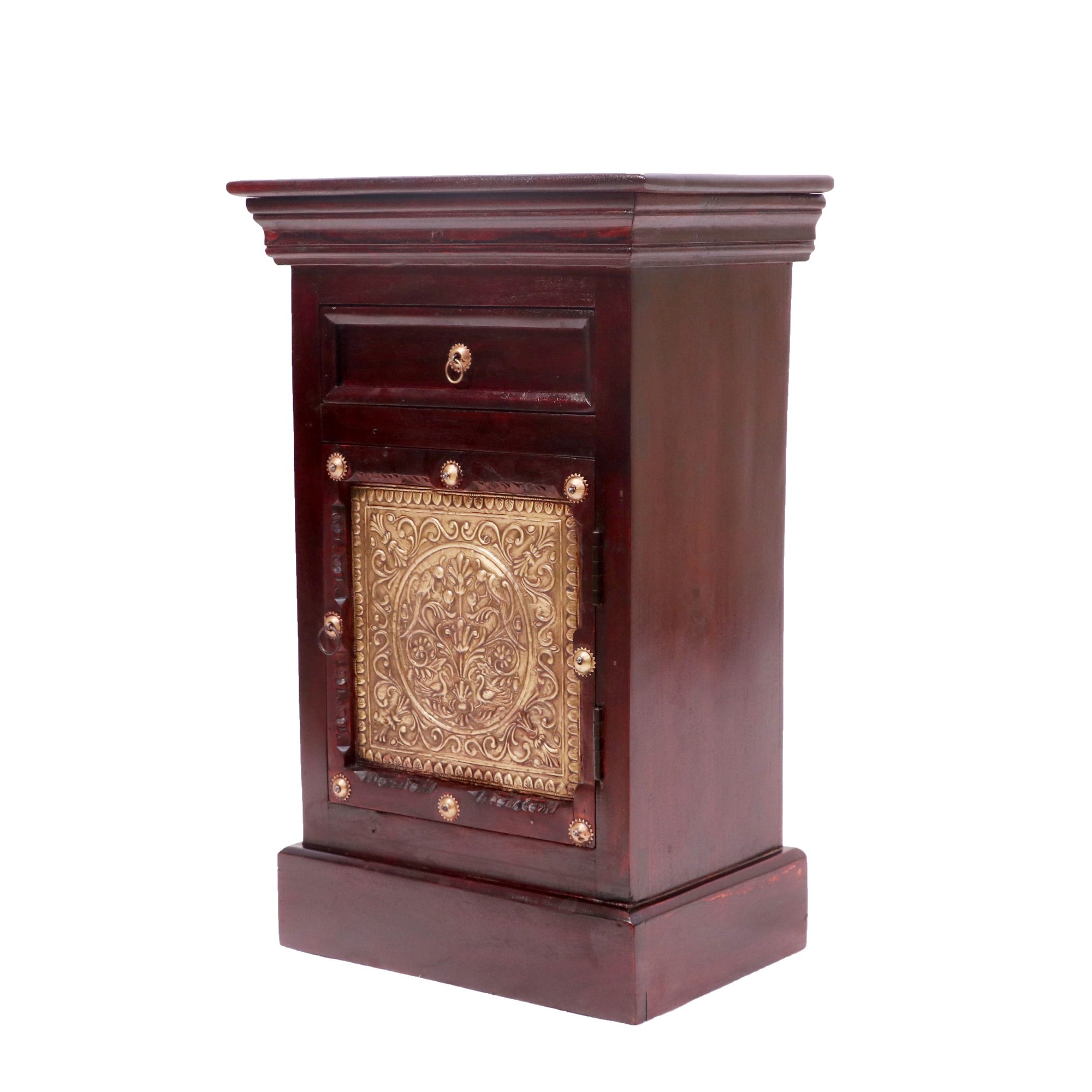 Intricate Rustic Night Stand Bedside