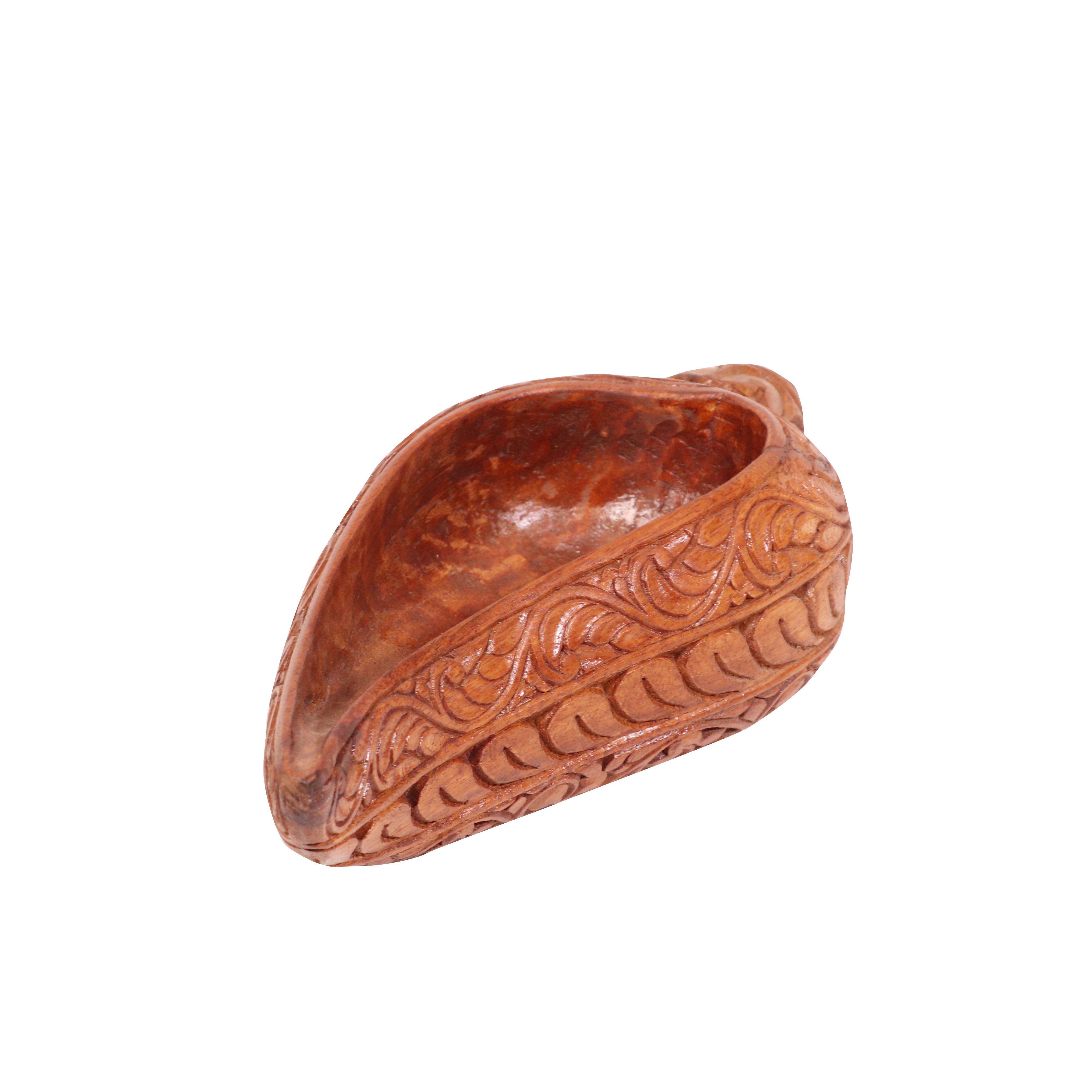 Sankh style carved wooden decor Animal Figurine