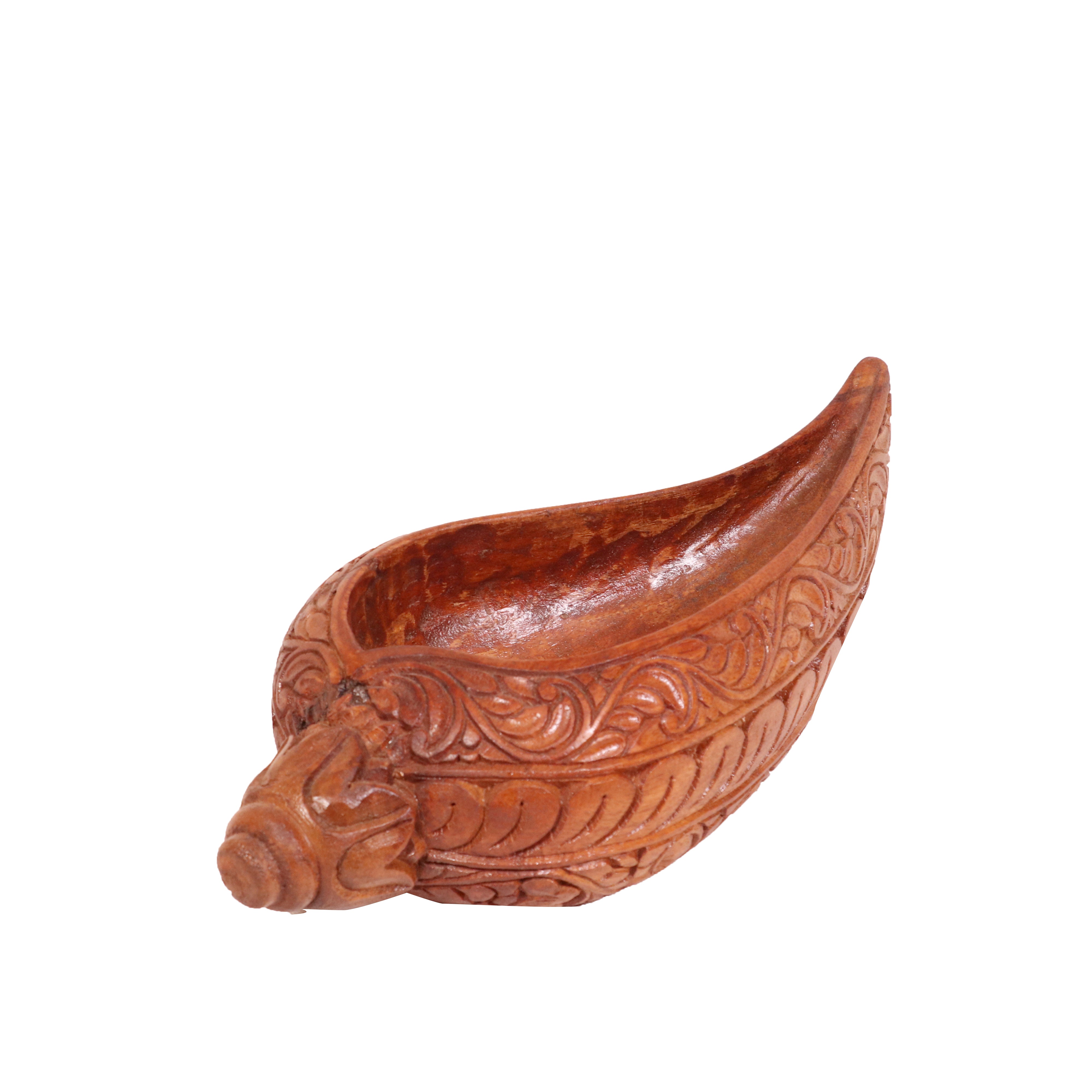 Sankh style carved wooden decor Animal Figurine