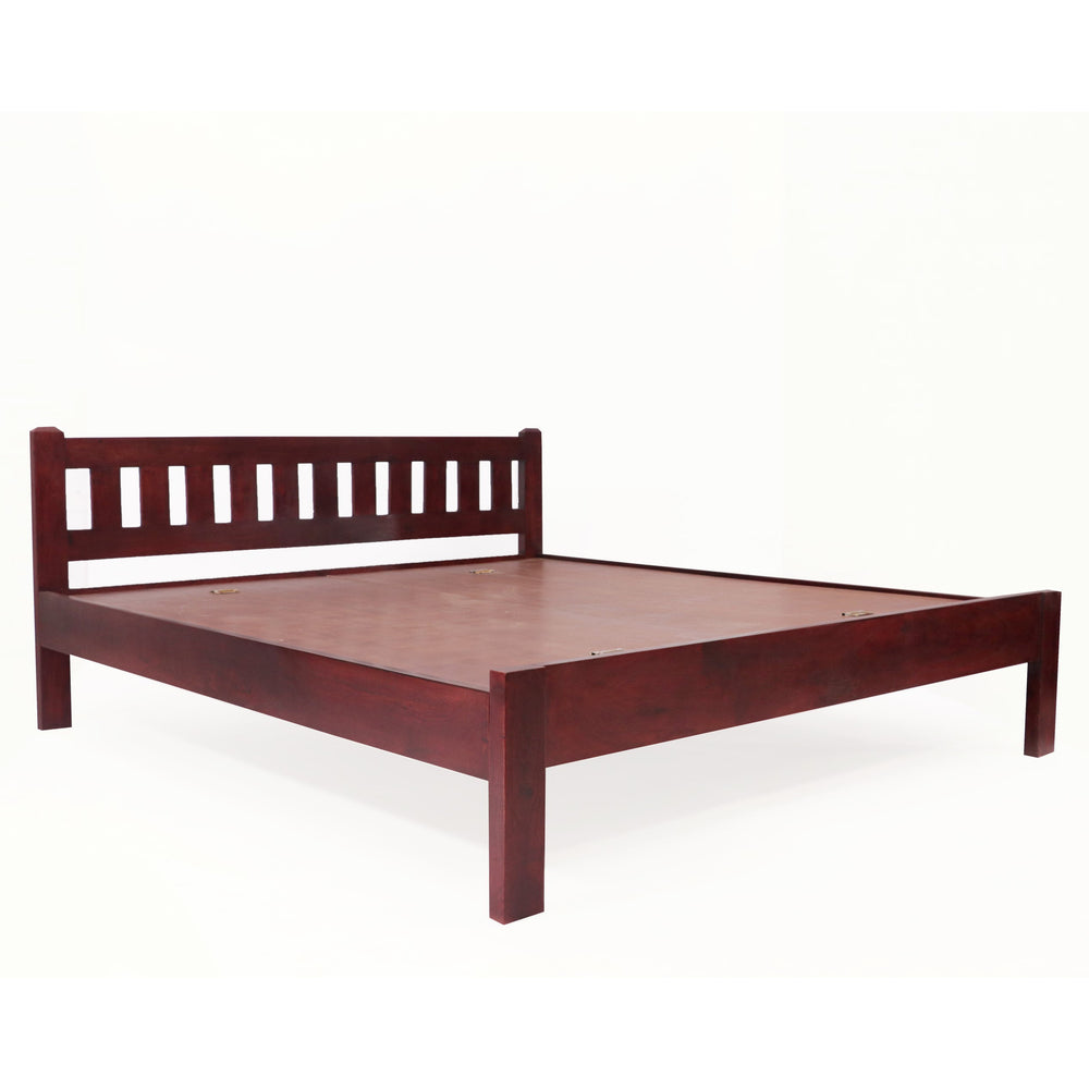 Solid Wood Contemporary Bed (Acacia wood)