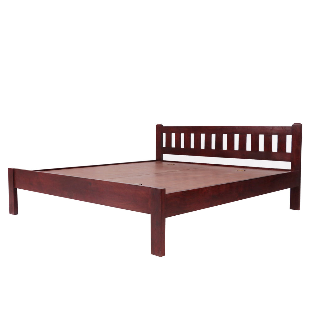 Solid Wood Contemporary Bed (Acacia wood)