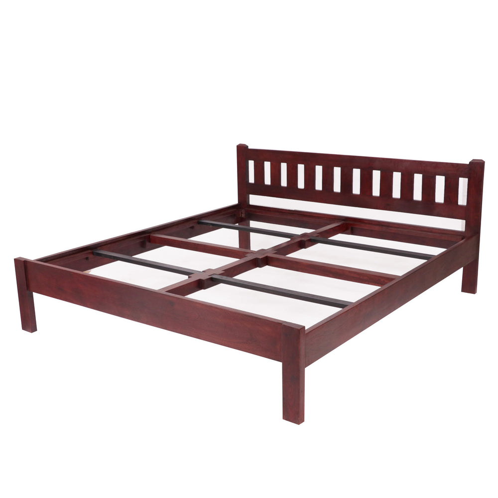 Solid Wood Contemporary Bed (Acacia wood)