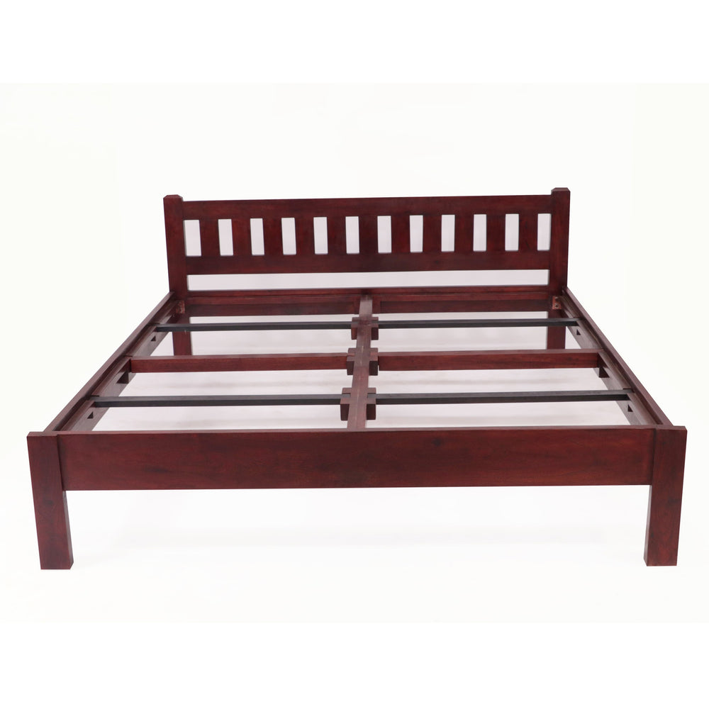 Solid Wood Contemporary Bed (Acacia wood)