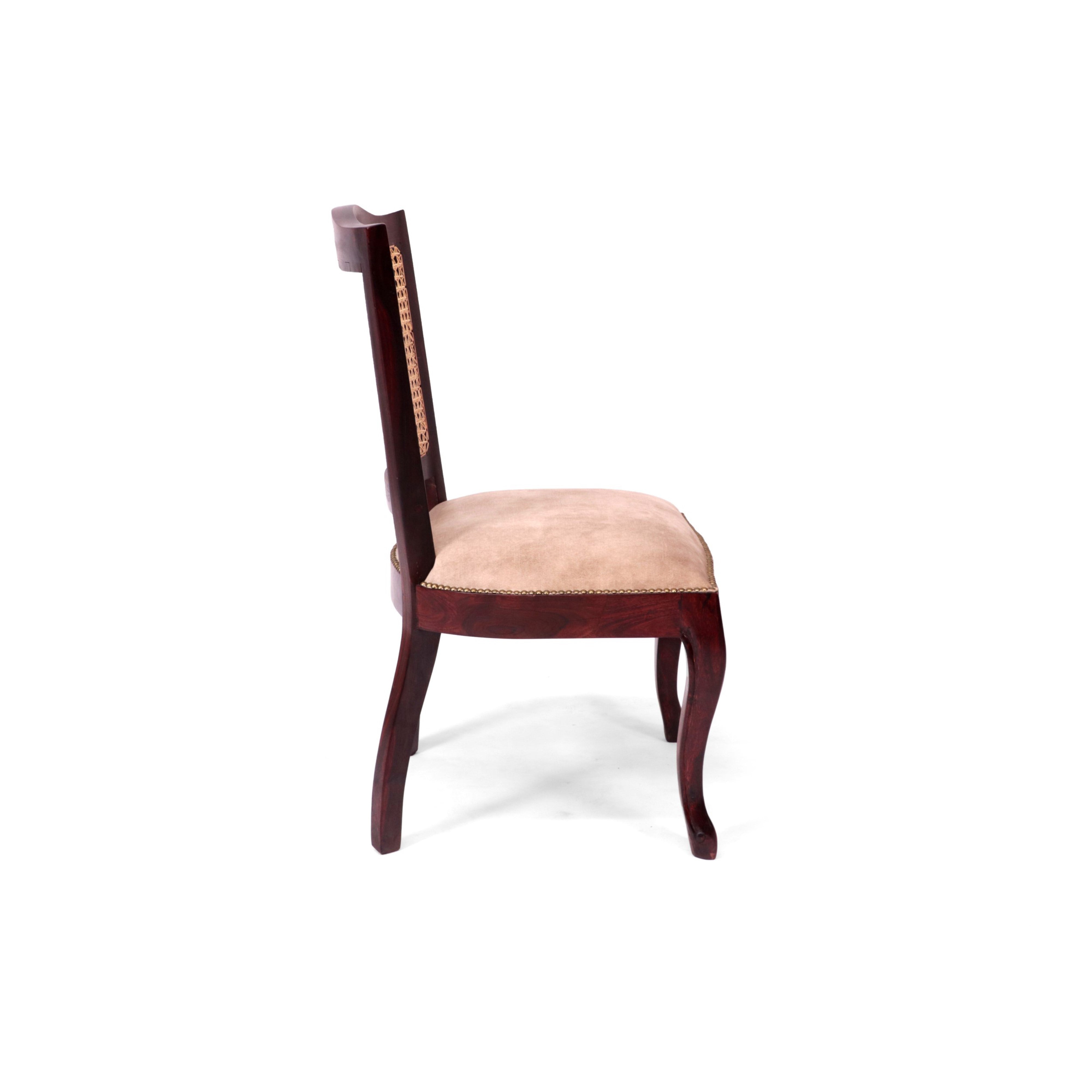 (Set of 2) Stylish Cane back Wooden Chair Dining Chair