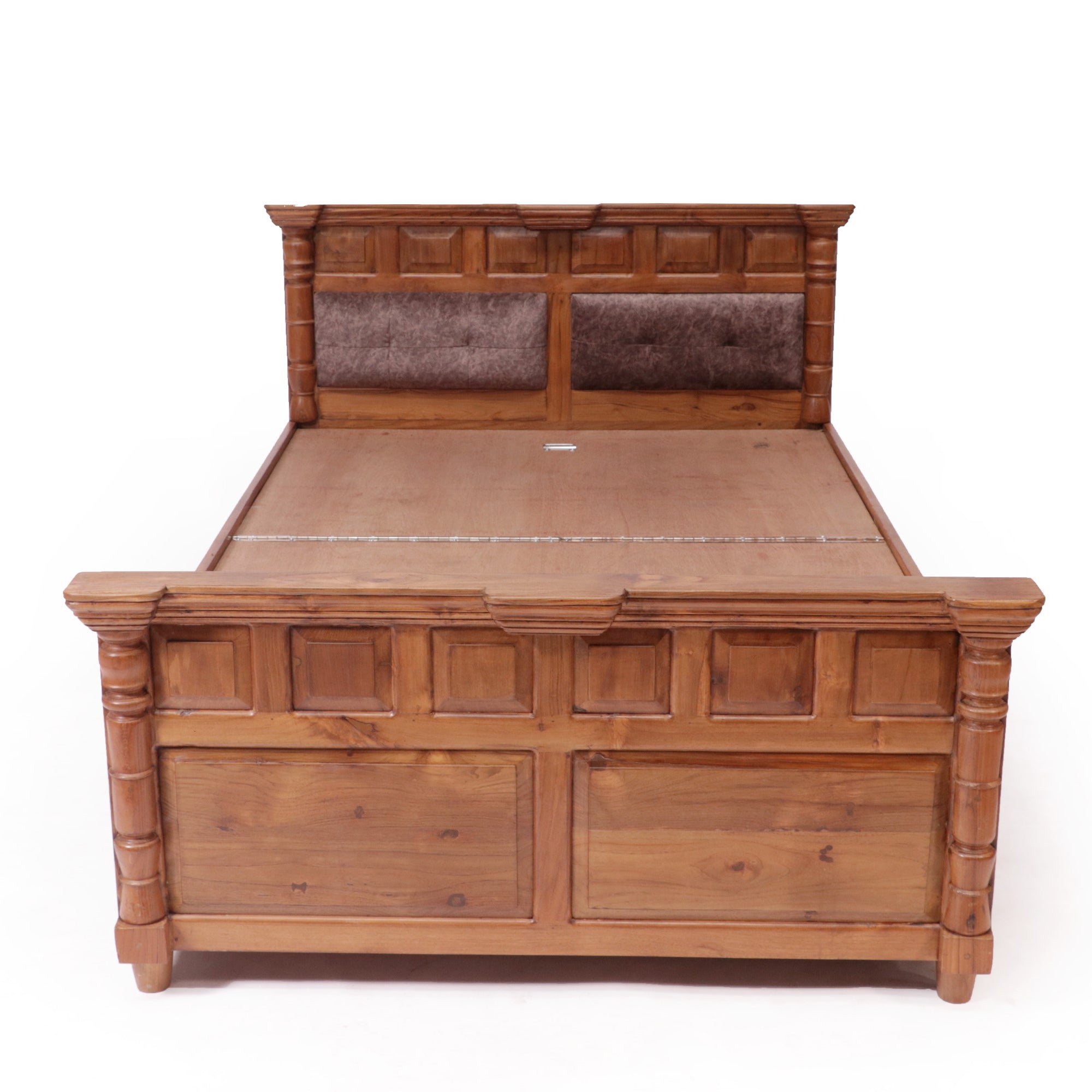 Traditional Linear Double Bed Bed