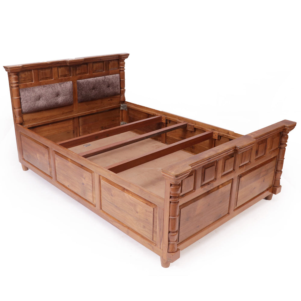 Traditional Linear Double Bed