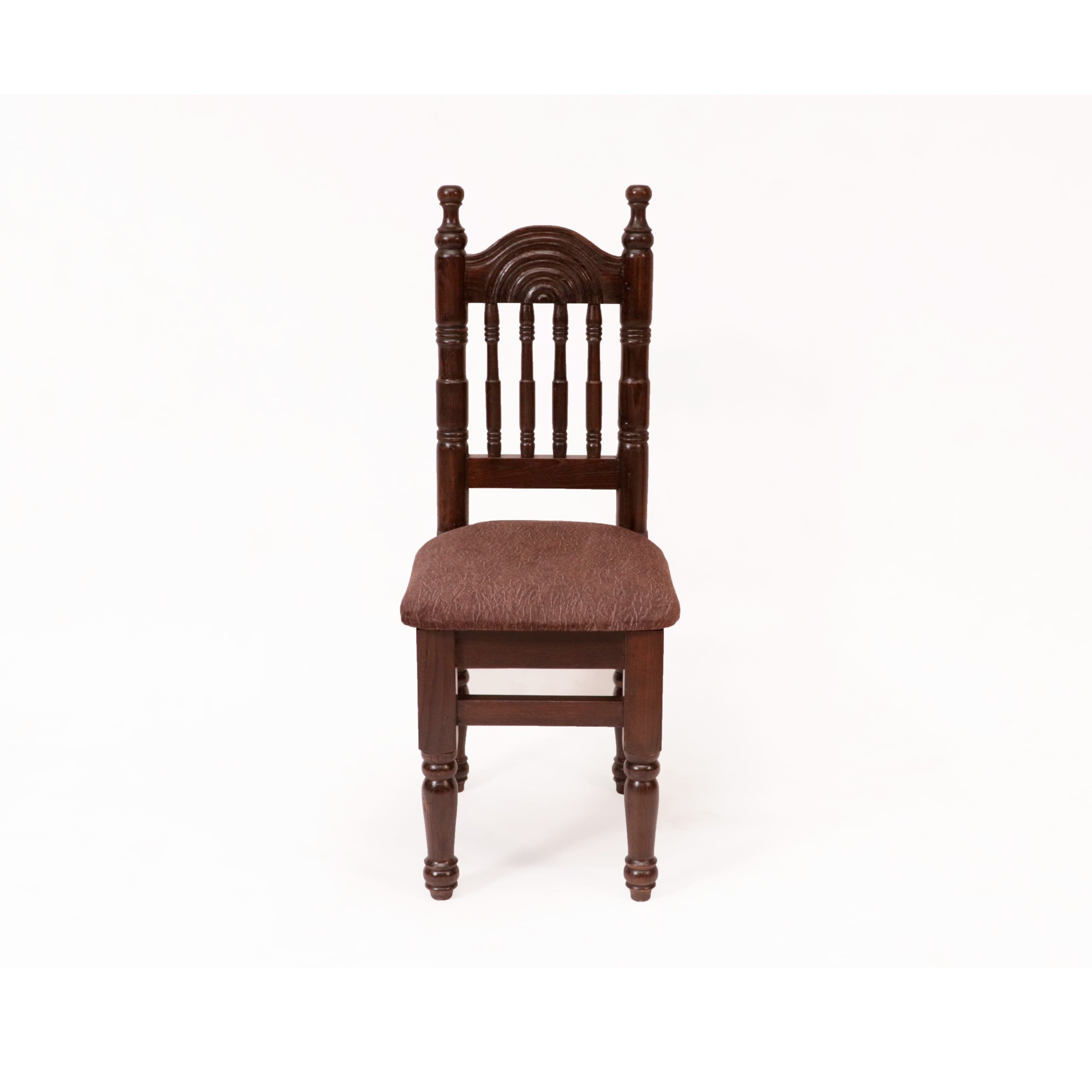 (Set of 2) Pillared Back Chair Dining Chair