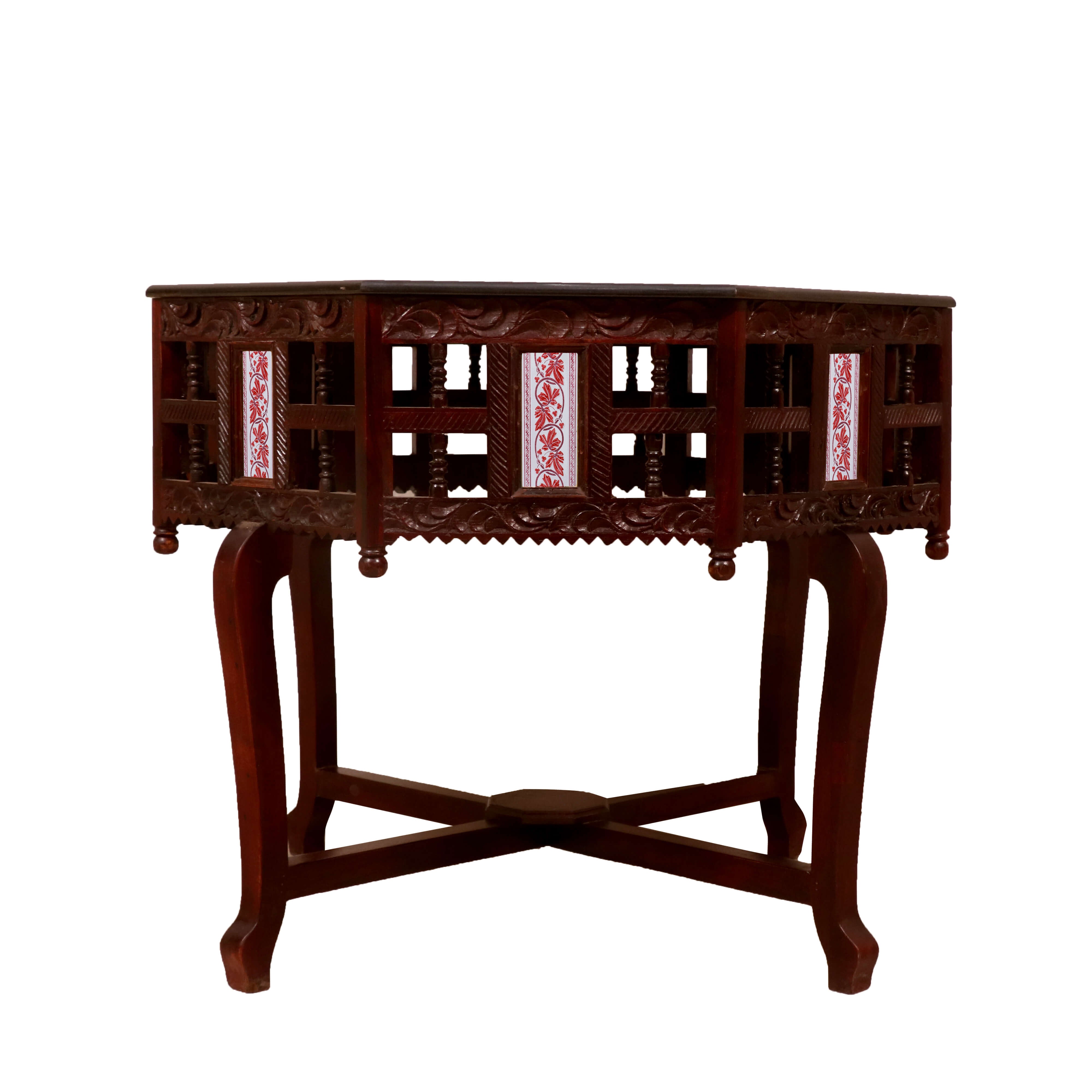 Octagonal Motif Table End Table