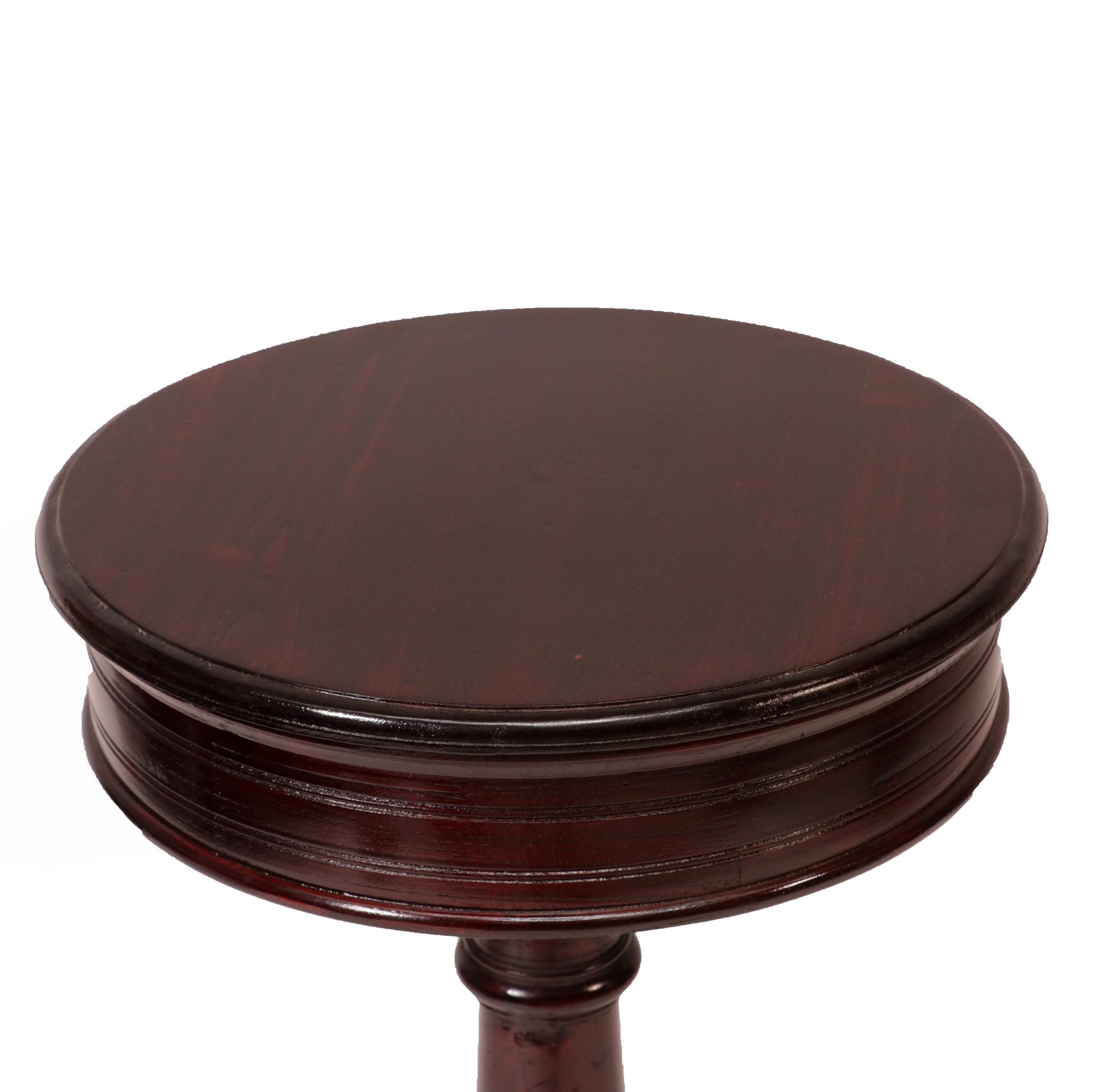 Compact Teak End Table (Large (16 x 16 x 35.5 Inch)) End Table