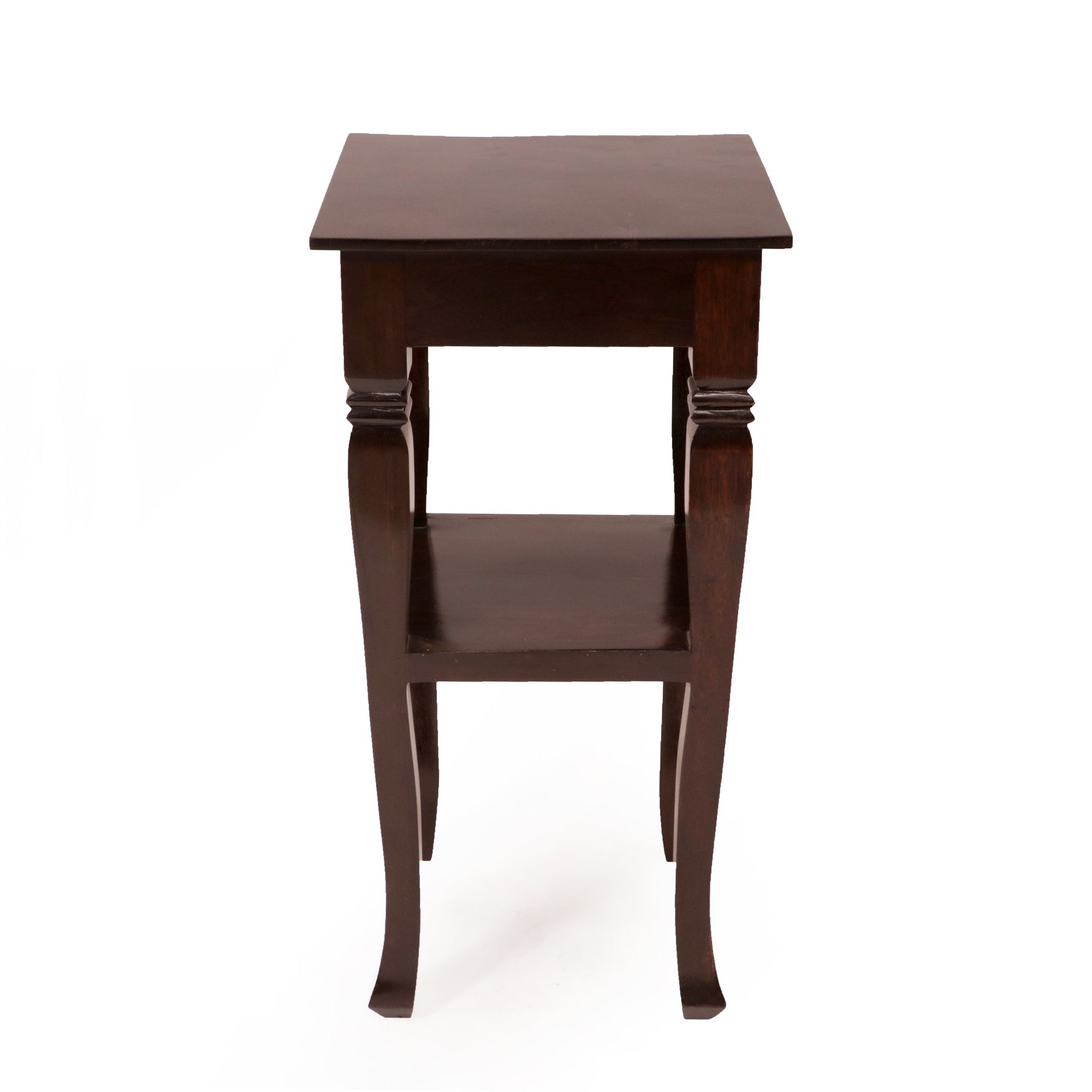 Double Tiered Wooden Stand End Table