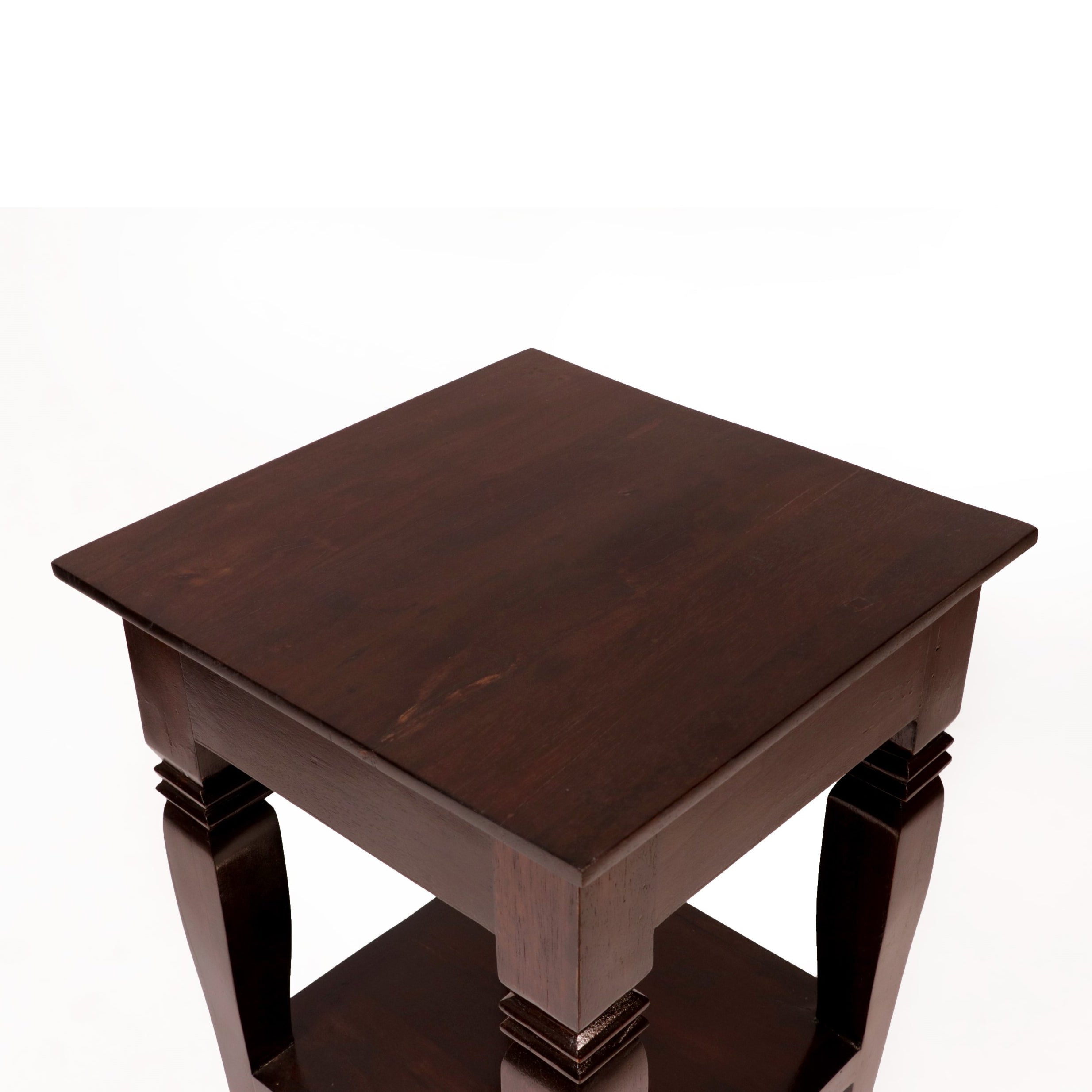Double Tiered Wooden Stand End Table