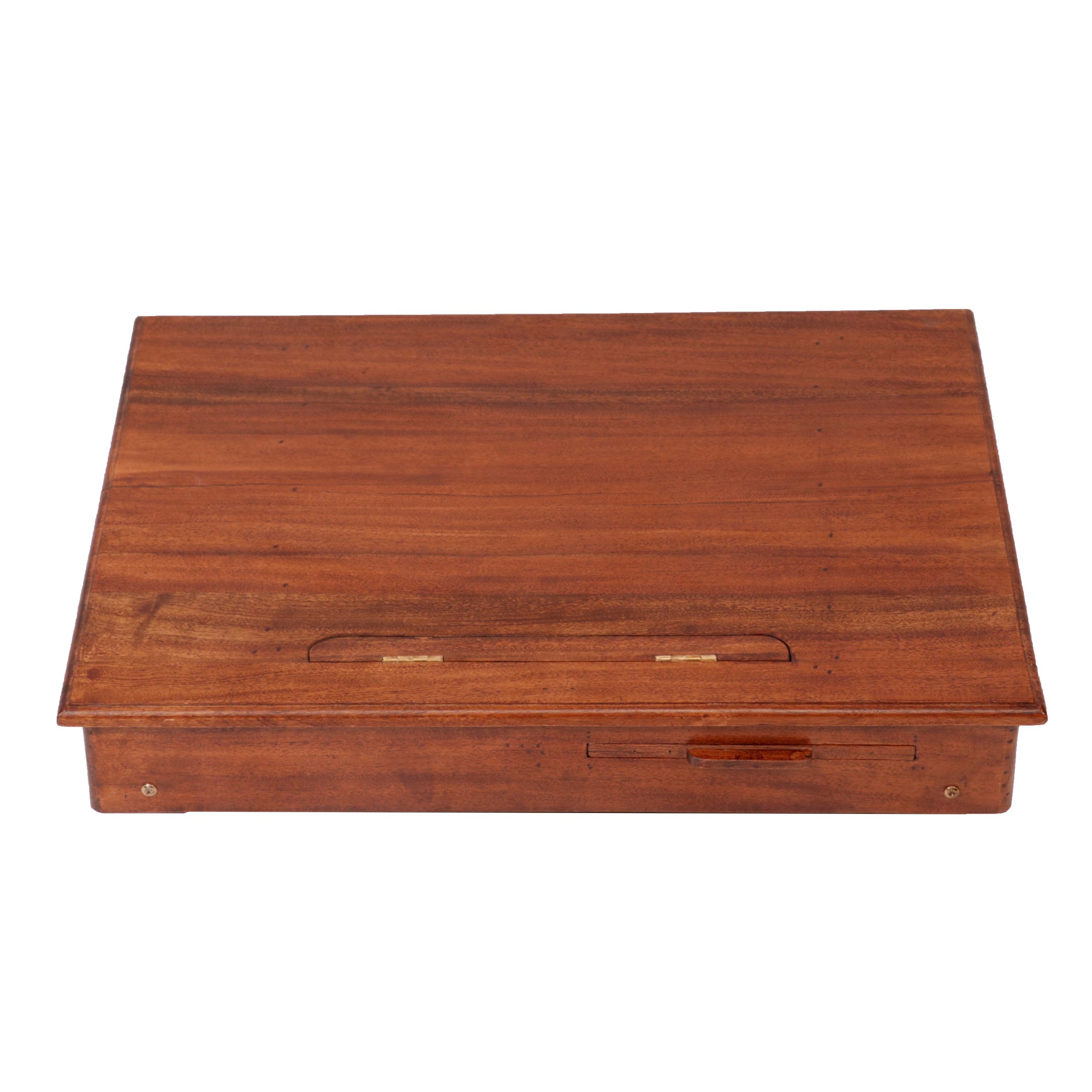 Wooden Lapdesk with Multi level leg folding with tray & Tilt Top Lapdesk