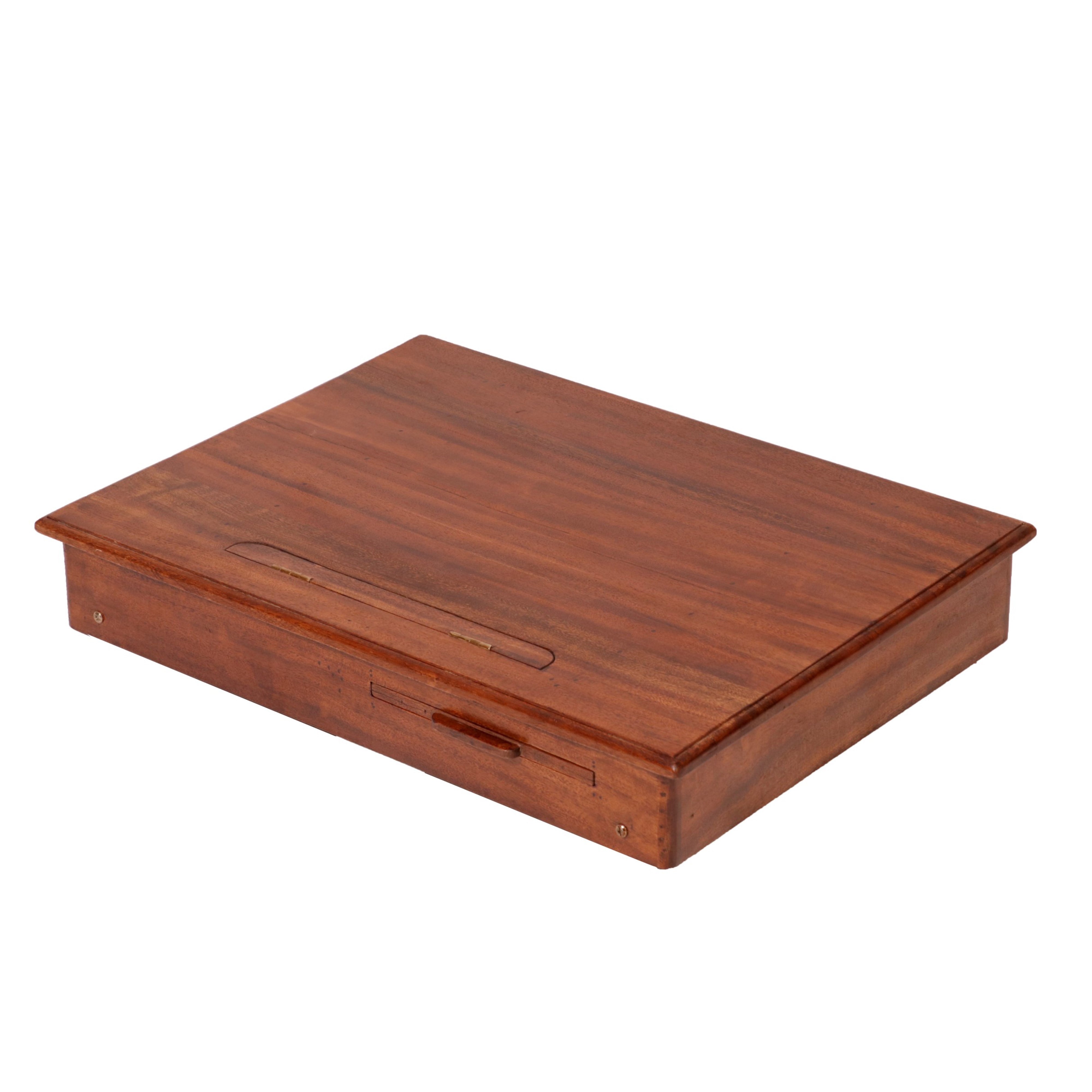 Wooden Lapdesk with Multi level leg folding with tray & Tilt Top Lapdesk