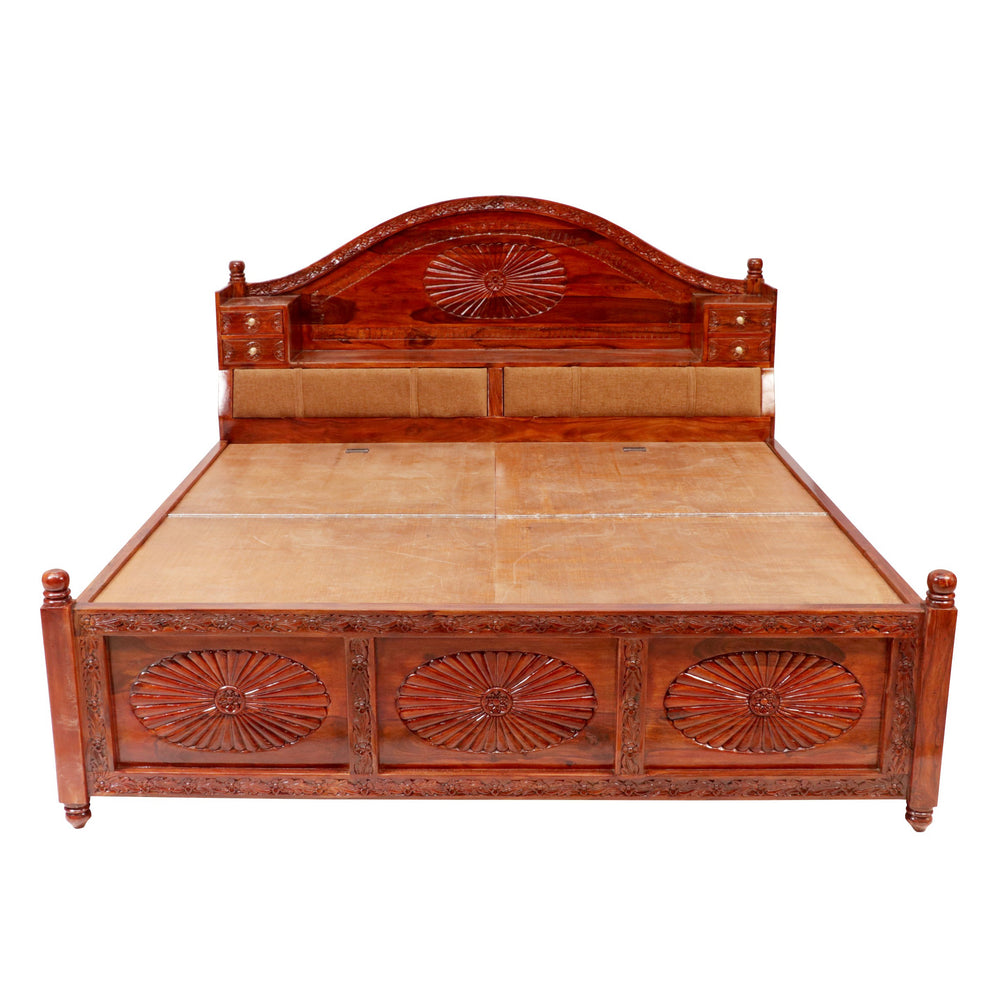 Red Honey Traditional Storage Bed