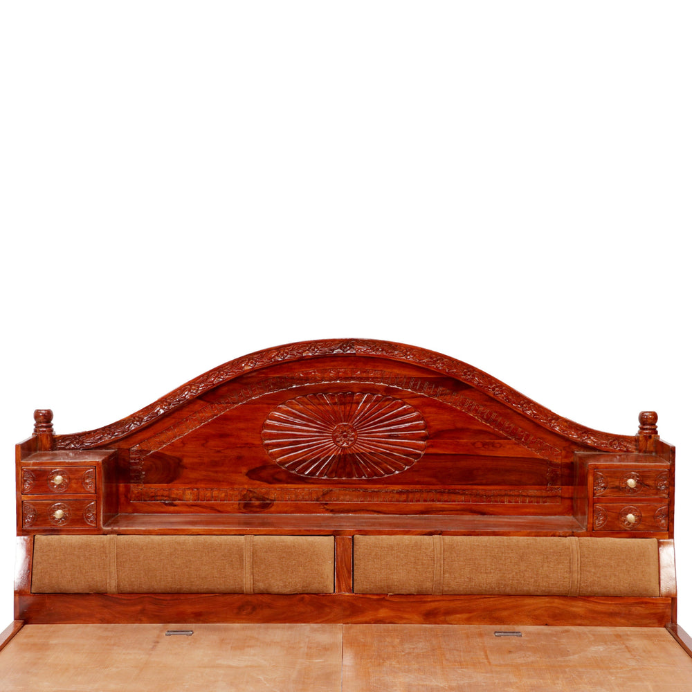 Red Honey Traditional Storage Bed