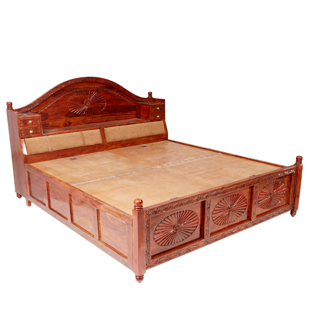 Red Honey Traditional Storage Bed