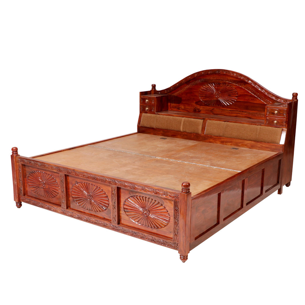 Red Honey Traditional Storage Bed