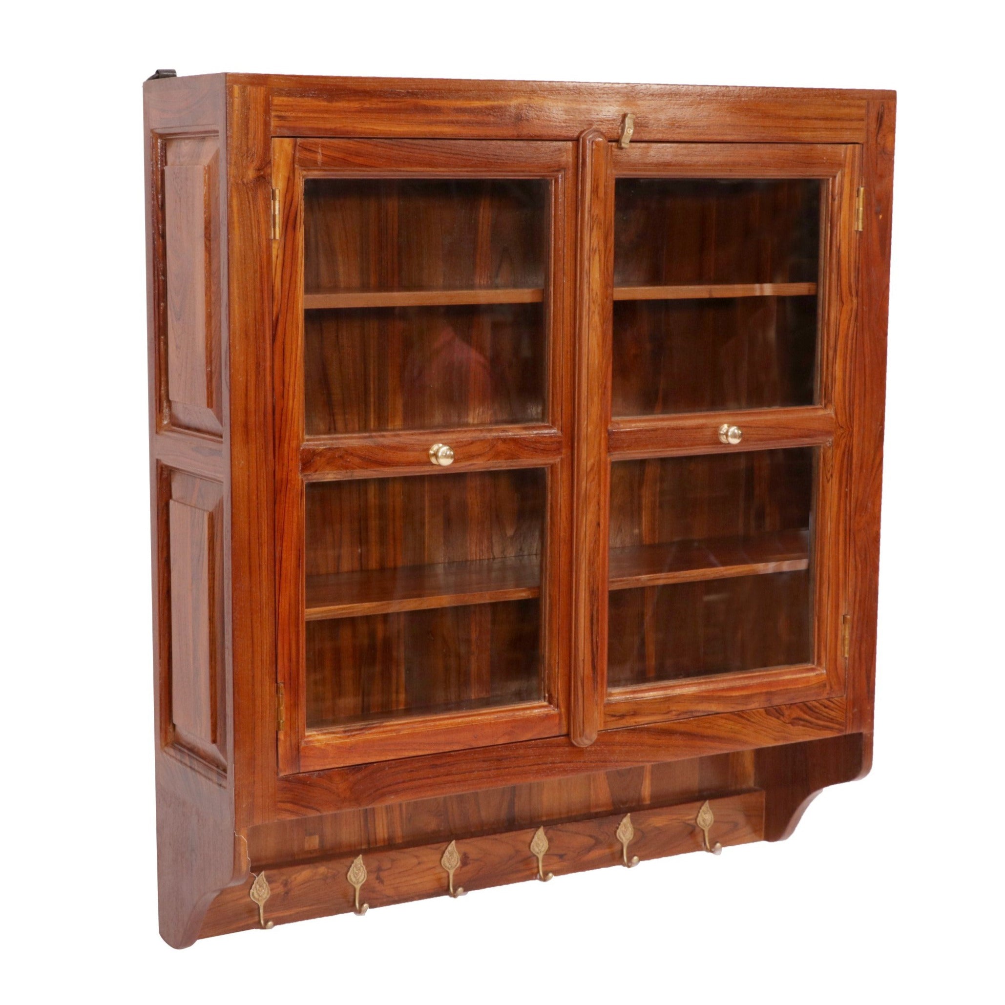 Wide Teak Kitchen Cabinet Wall Cabinet