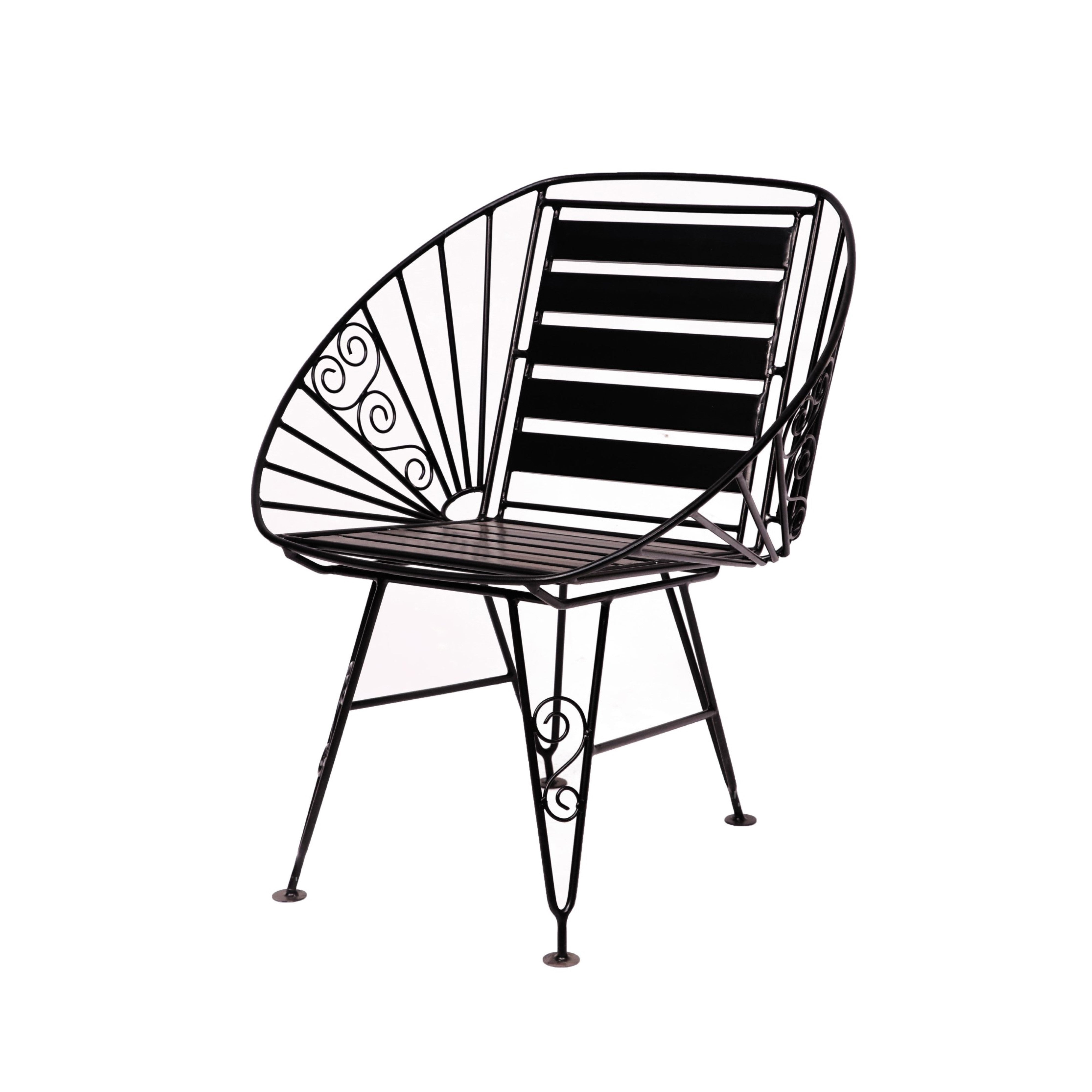Montage Dark Metallic Arm Garden Chair Arm Chair