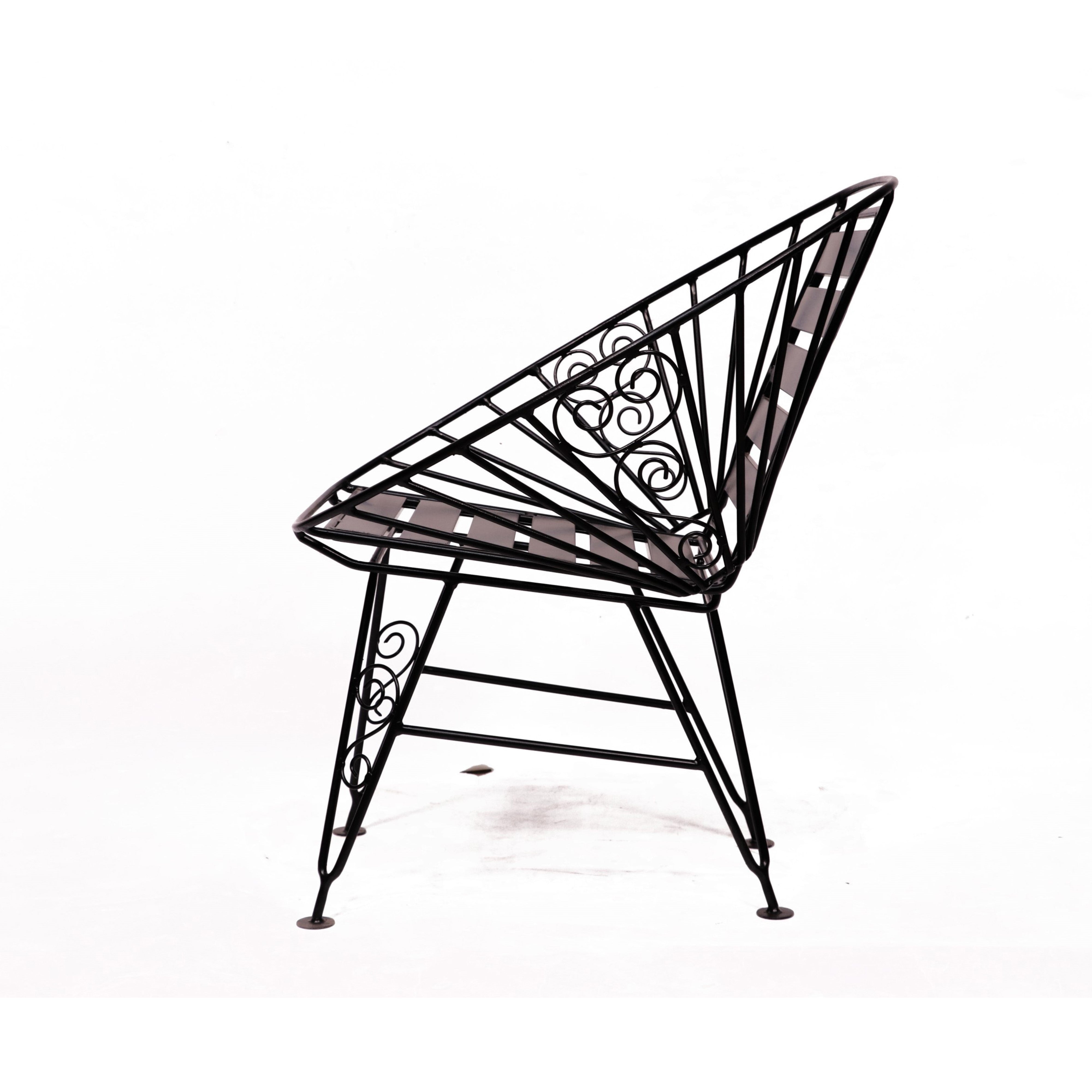 Montage Dark Metallic Arm Garden Chair Arm Chair