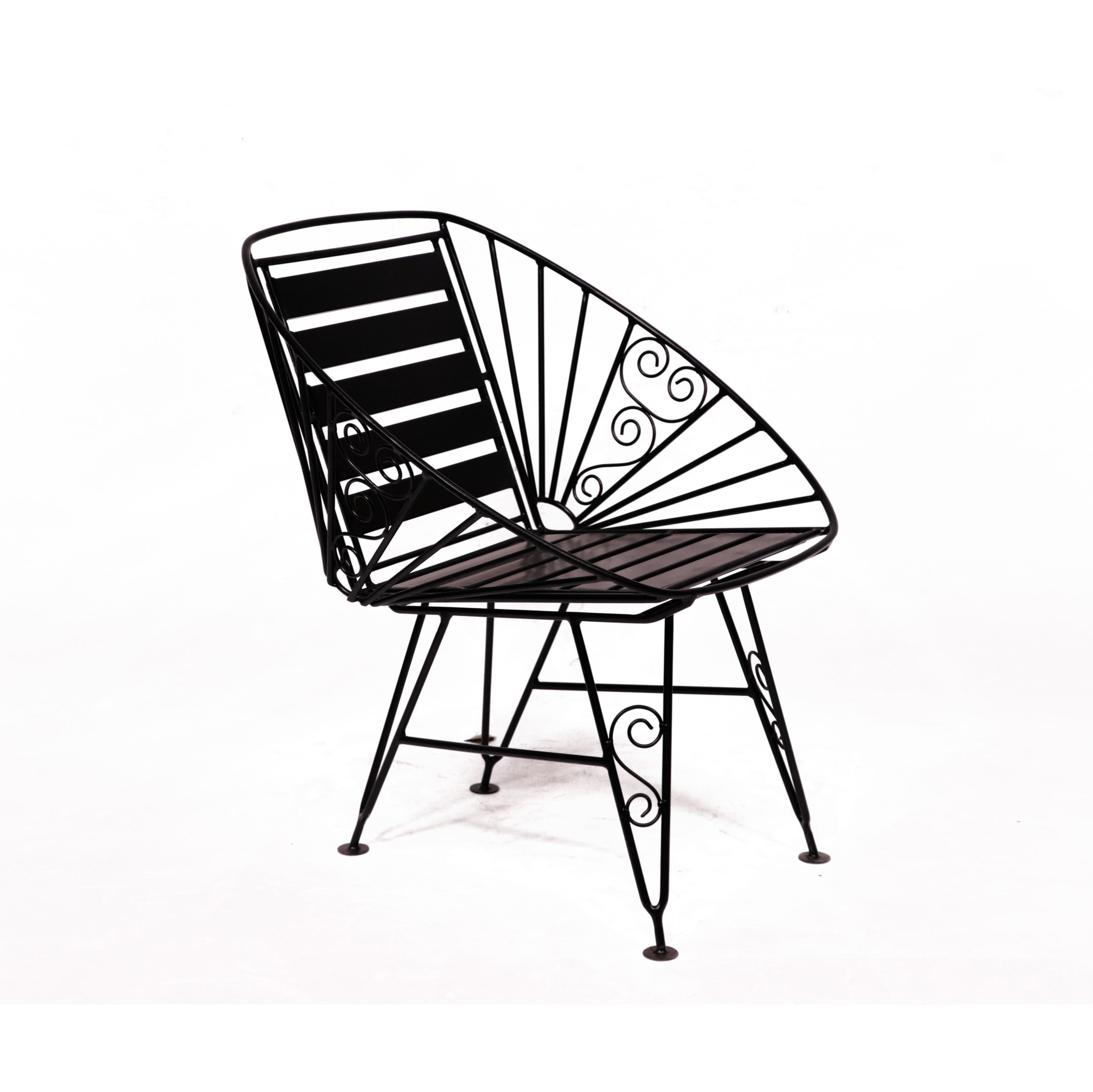Montage Dark Metallic Arm Garden Chair Arm Chair