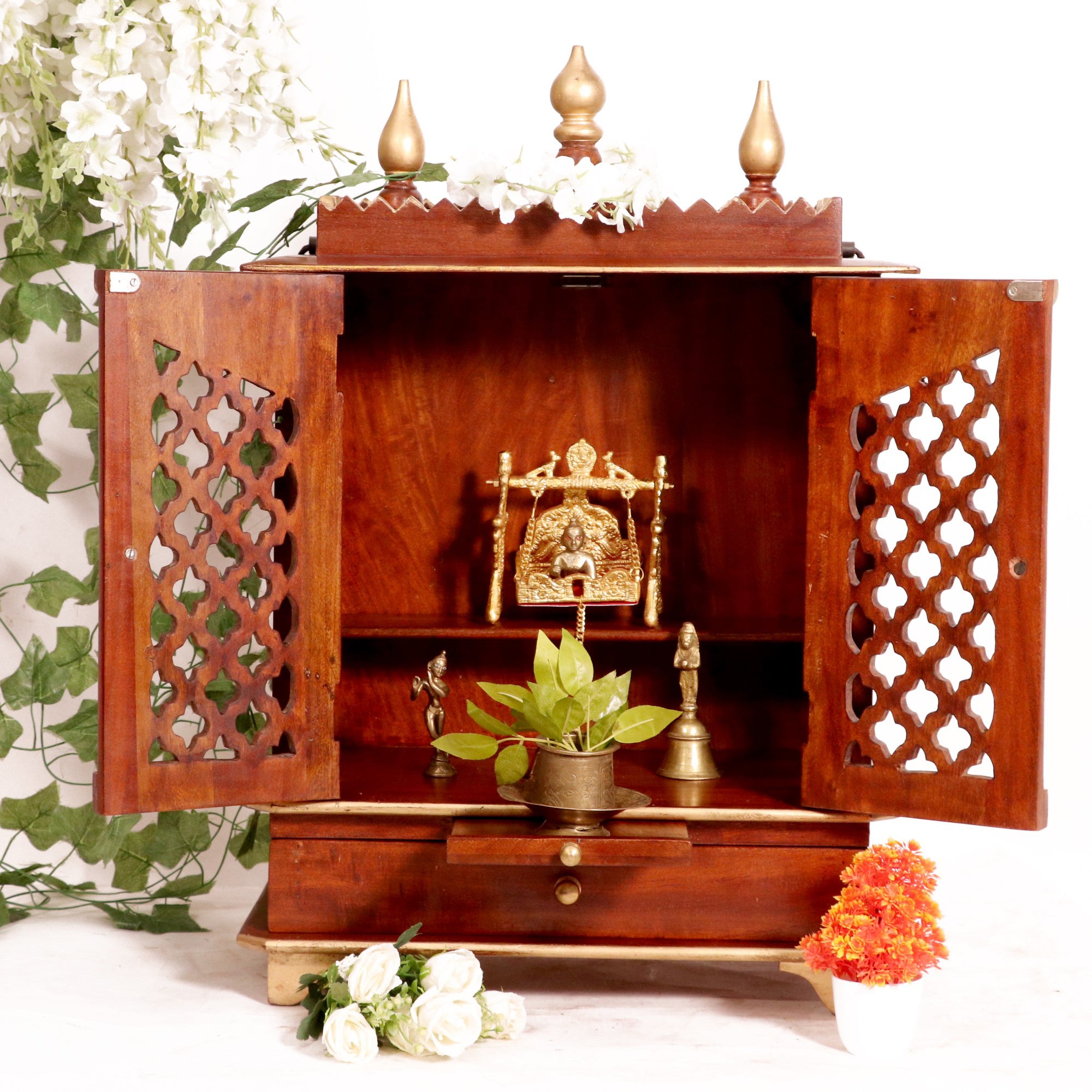 Royal Wooden Jali Temple Temple
