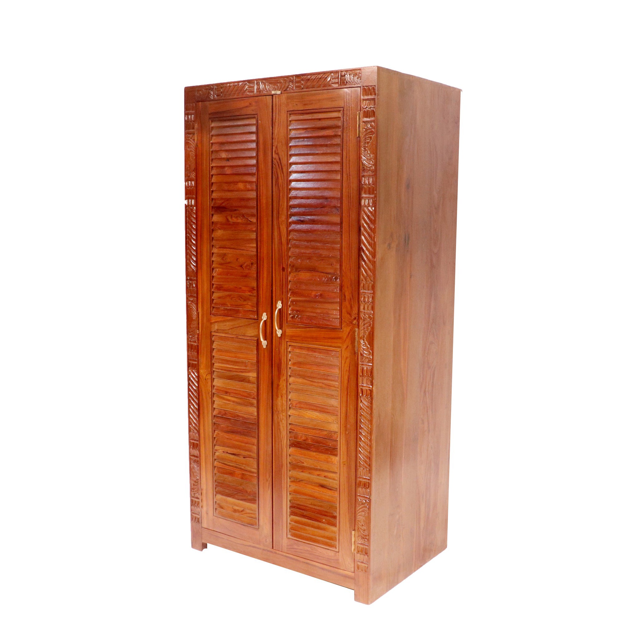 Folk carved wardrobe - Main Image