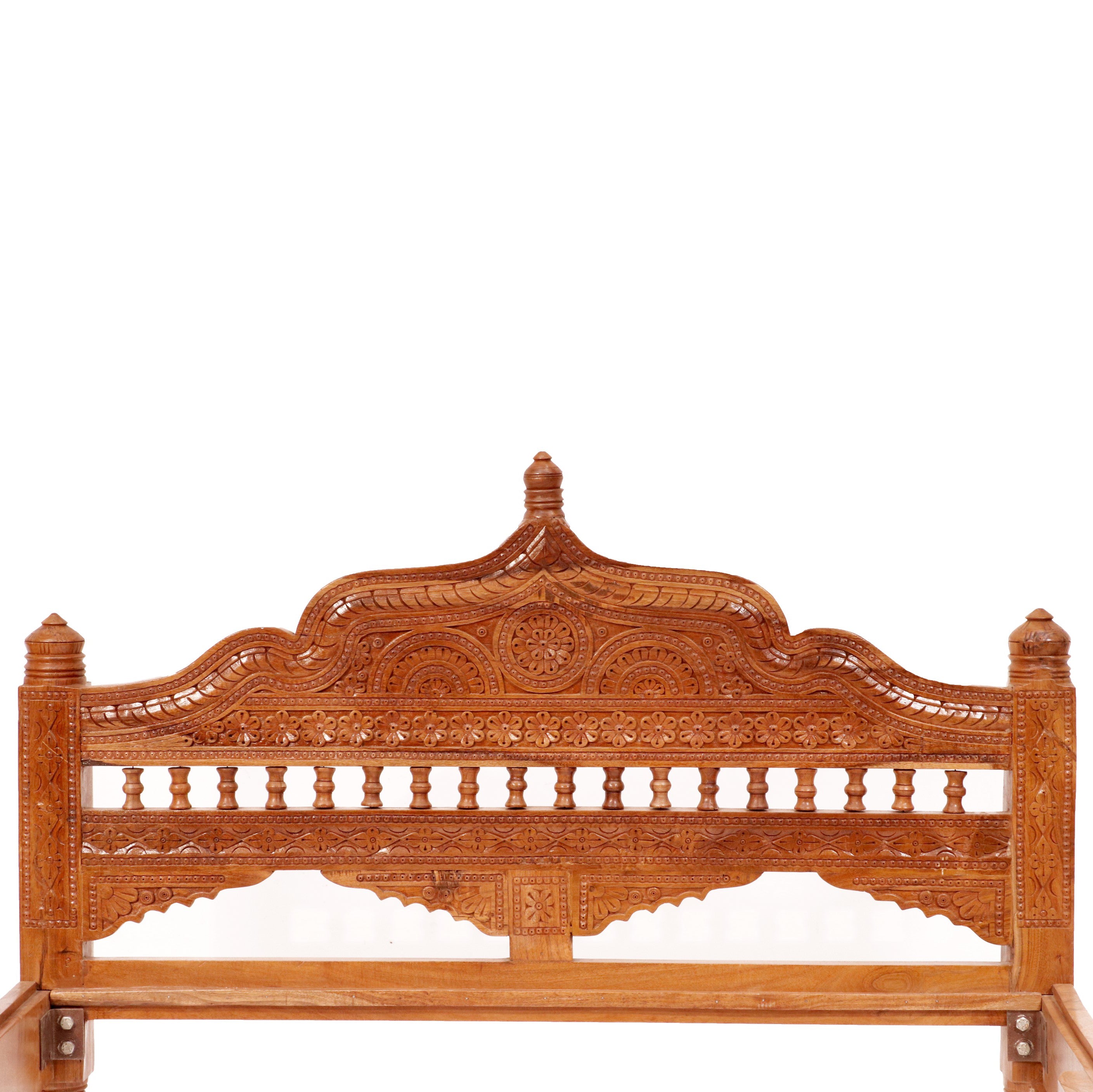 Folk carved Traditional bed Bed