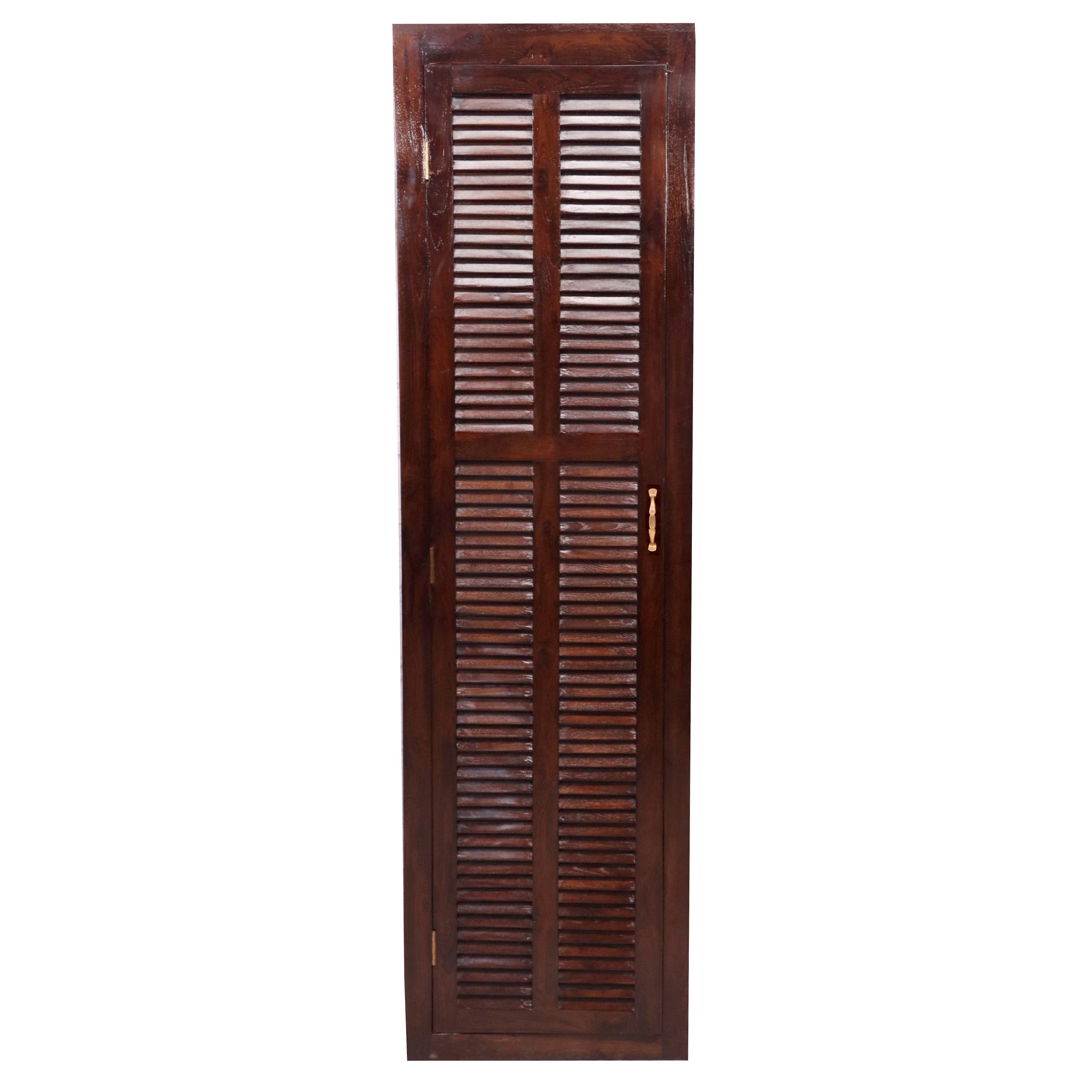 Long Shuttered Single Door Cabinet Wardrobe