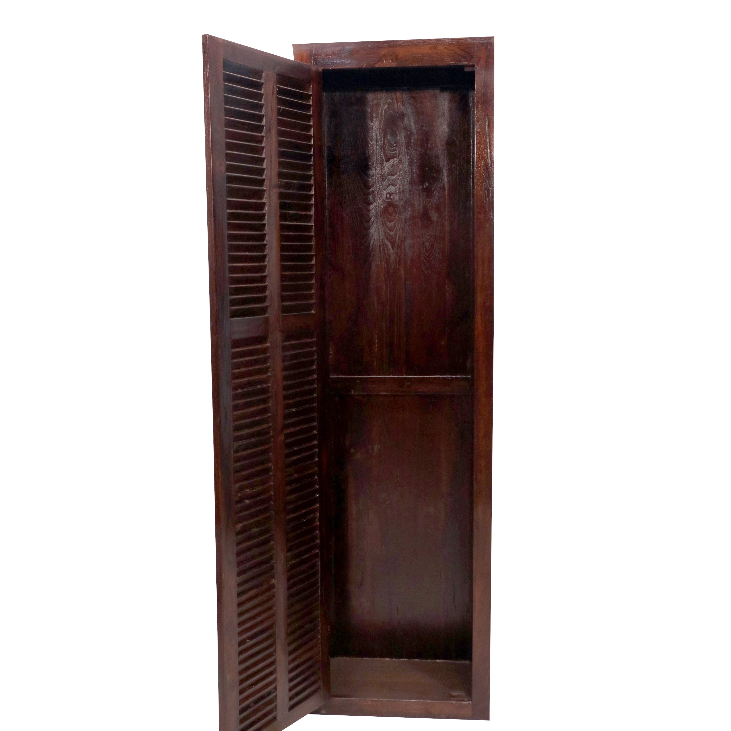 Long Shuttered Single Door Cabinet Wardrobe
