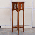 Classic Tiled End Table (11 x 11 x 36 Inch) End Table