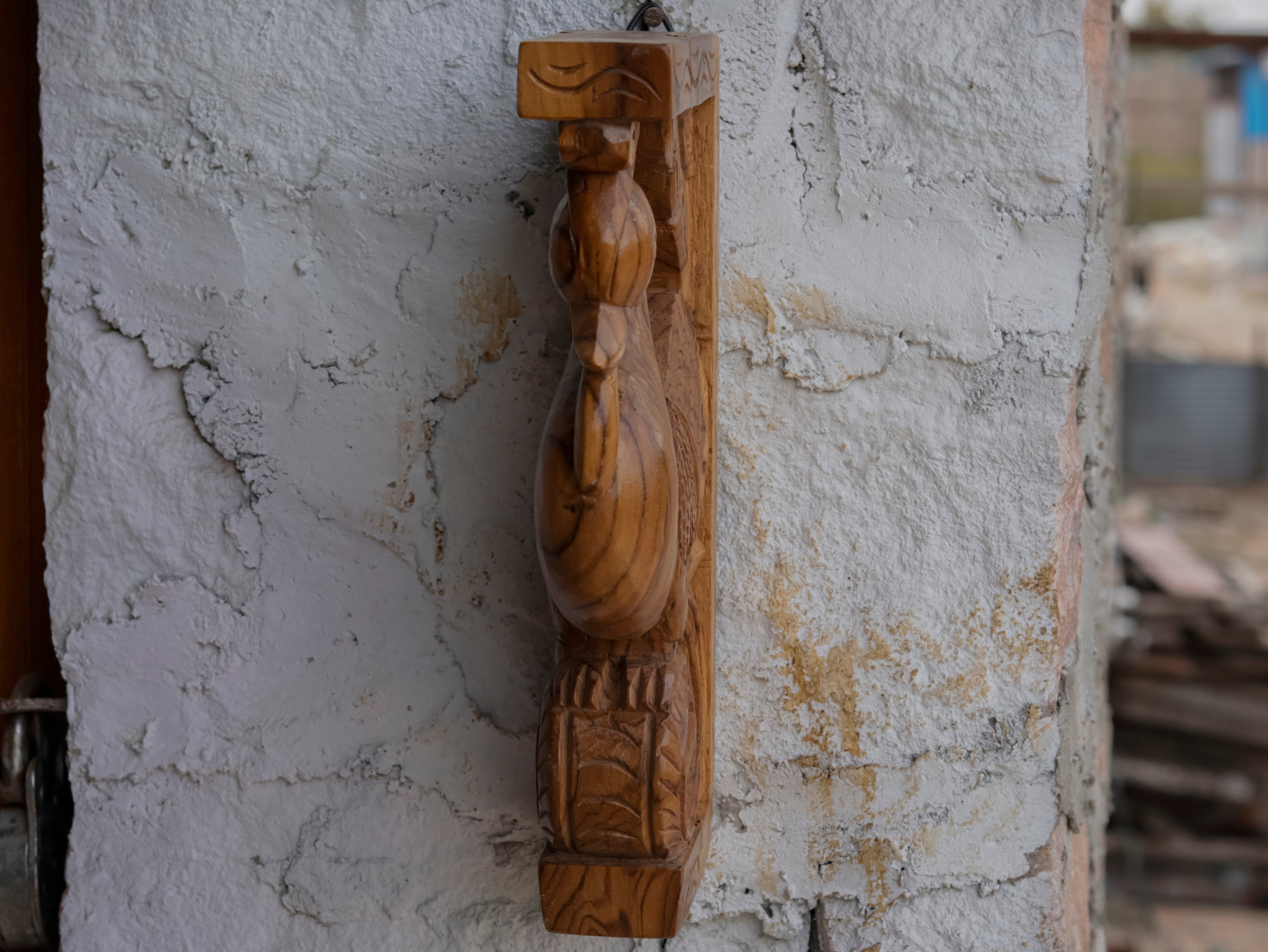 Classic Bird Solid Teak Door Bracket Door Bracket