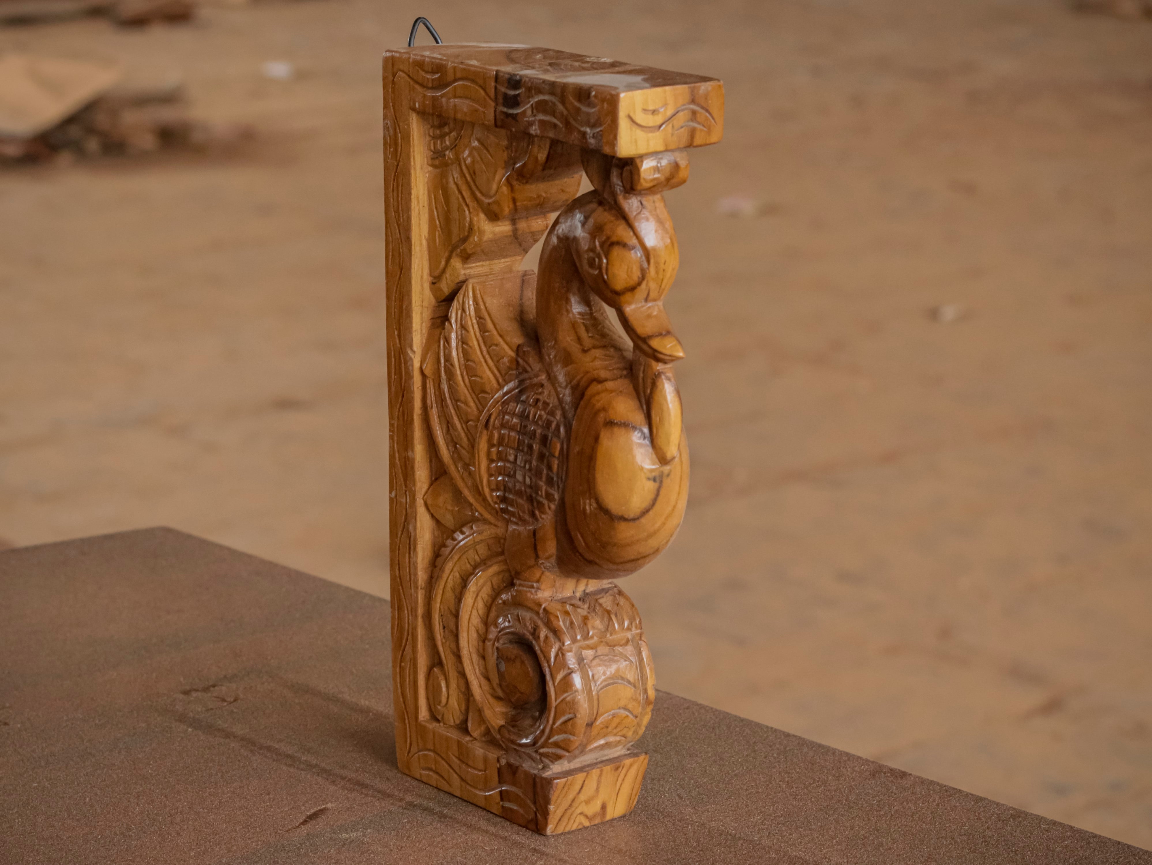 Classic Bird Solid Teak Door Bracket Door Bracket