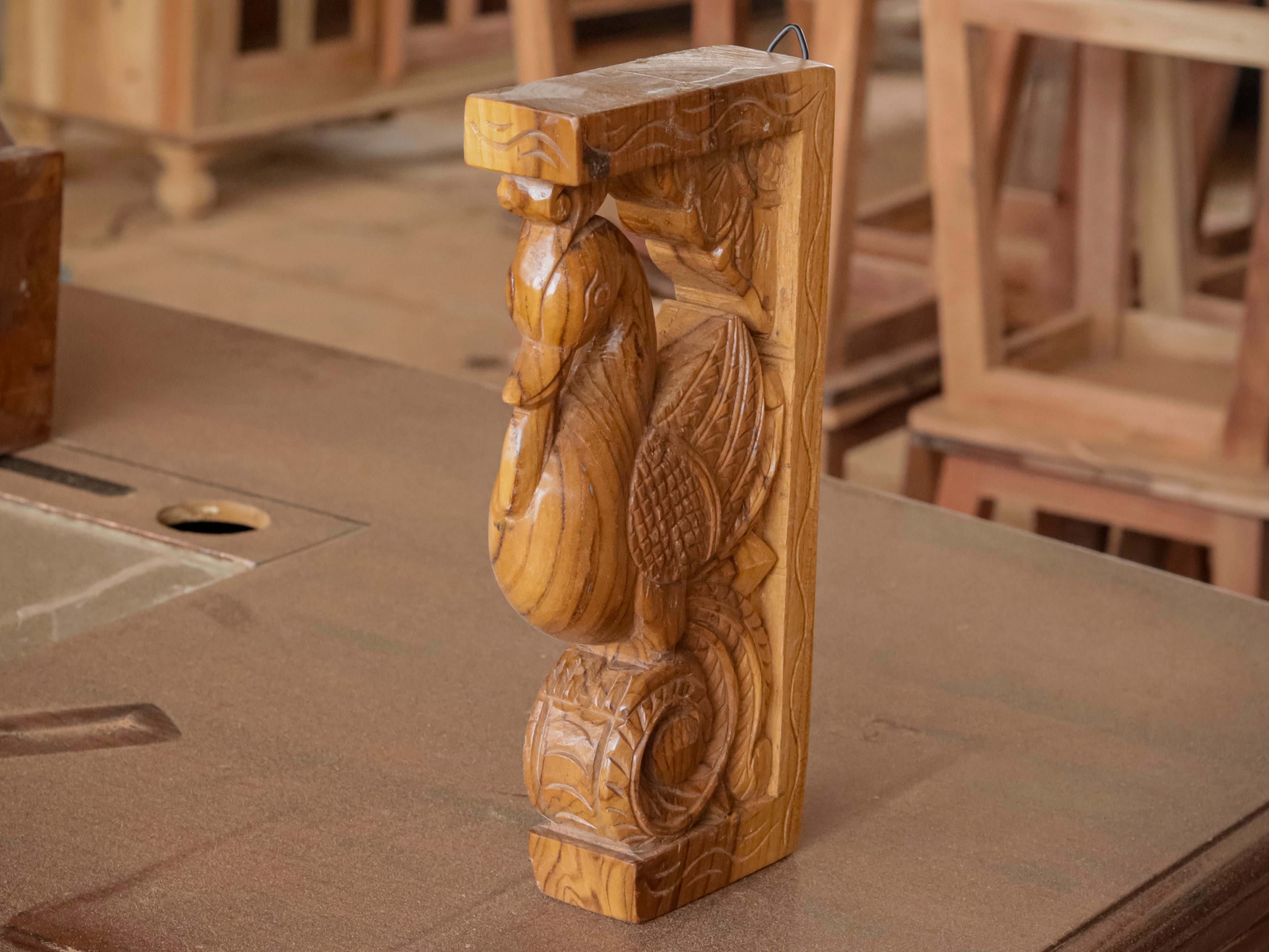 Classic Bird Solid Teak Door Bracket Door Bracket