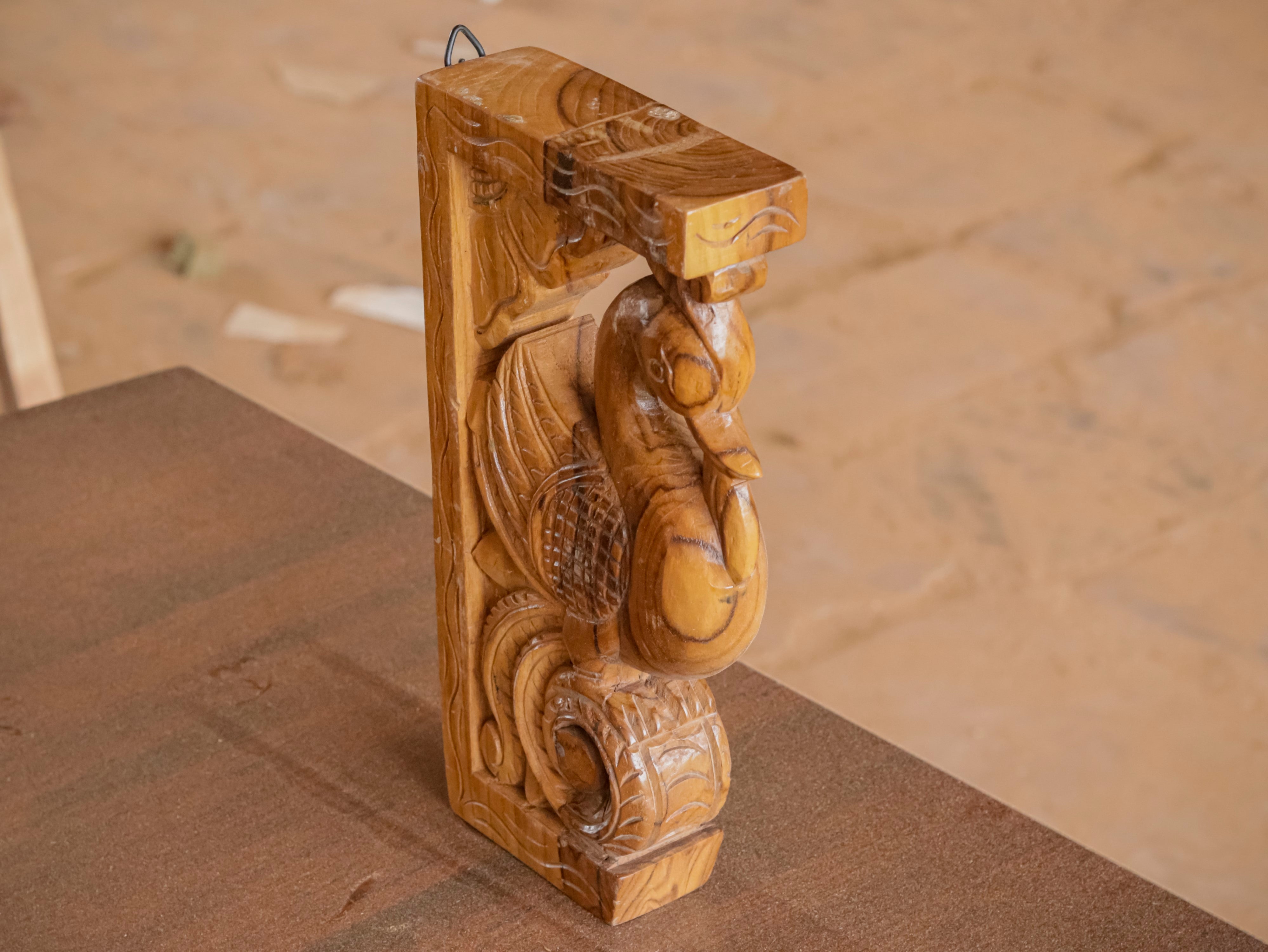 Classic Bird Solid Teak Door Bracket Door Bracket