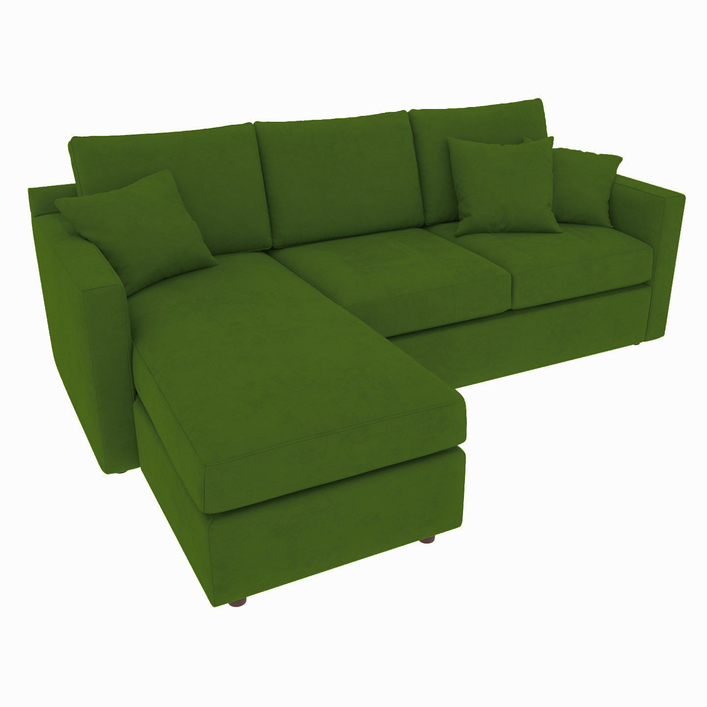 Garden Green Coloured with Premium Comfort L Shaped 4 Seater Sofa Set for Home Sofa