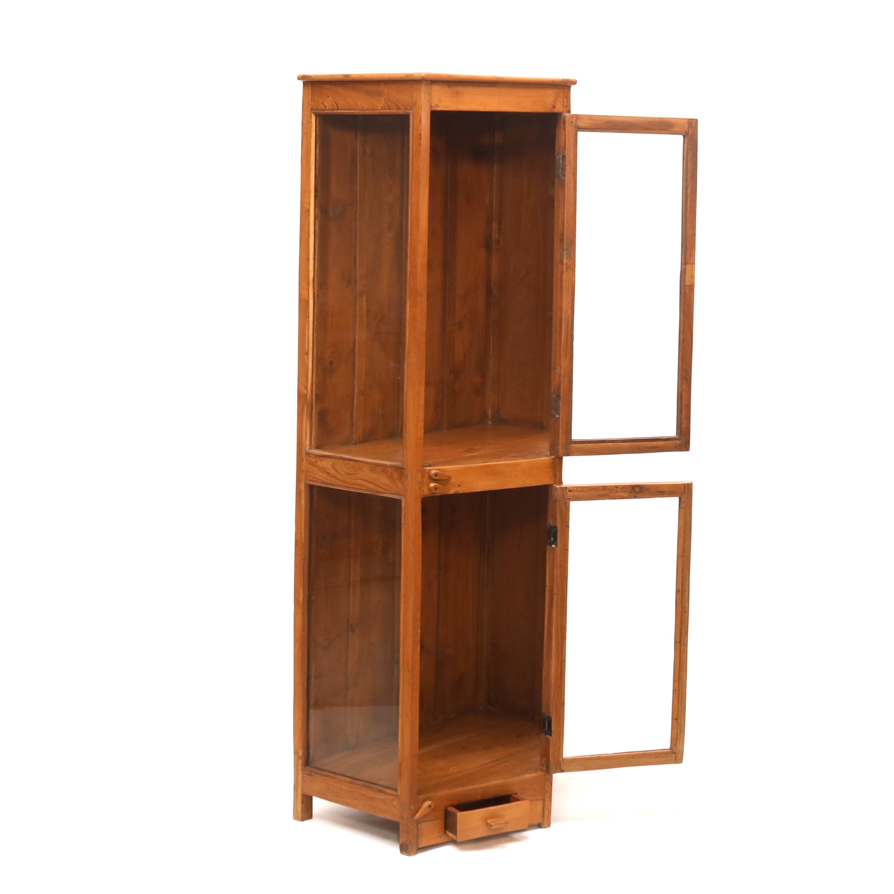 Glass Angled Cupboard Showcase