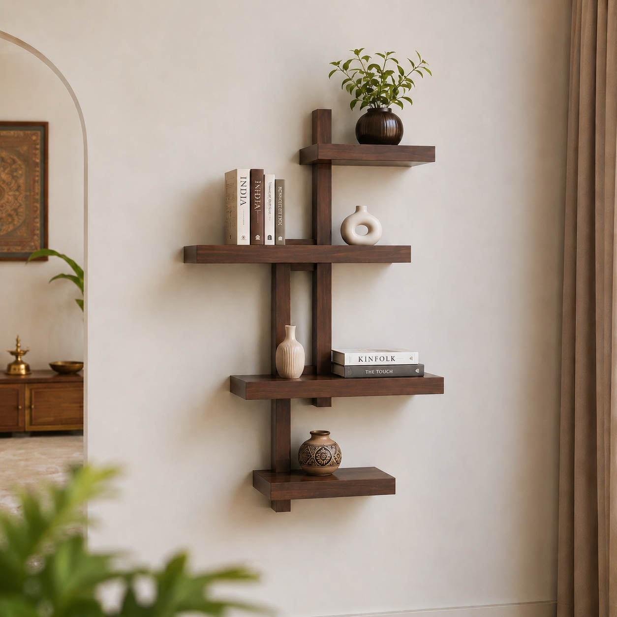 Modern Floating Wall Shelf Wall Rack