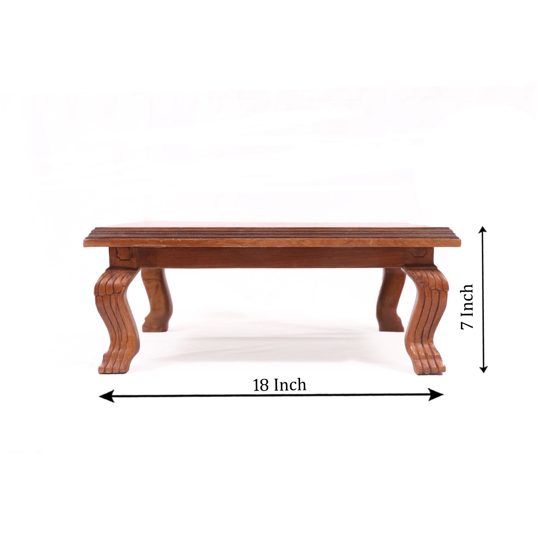 Elegant TEAK Wooden Bajot (Dark Boundary) Bajot