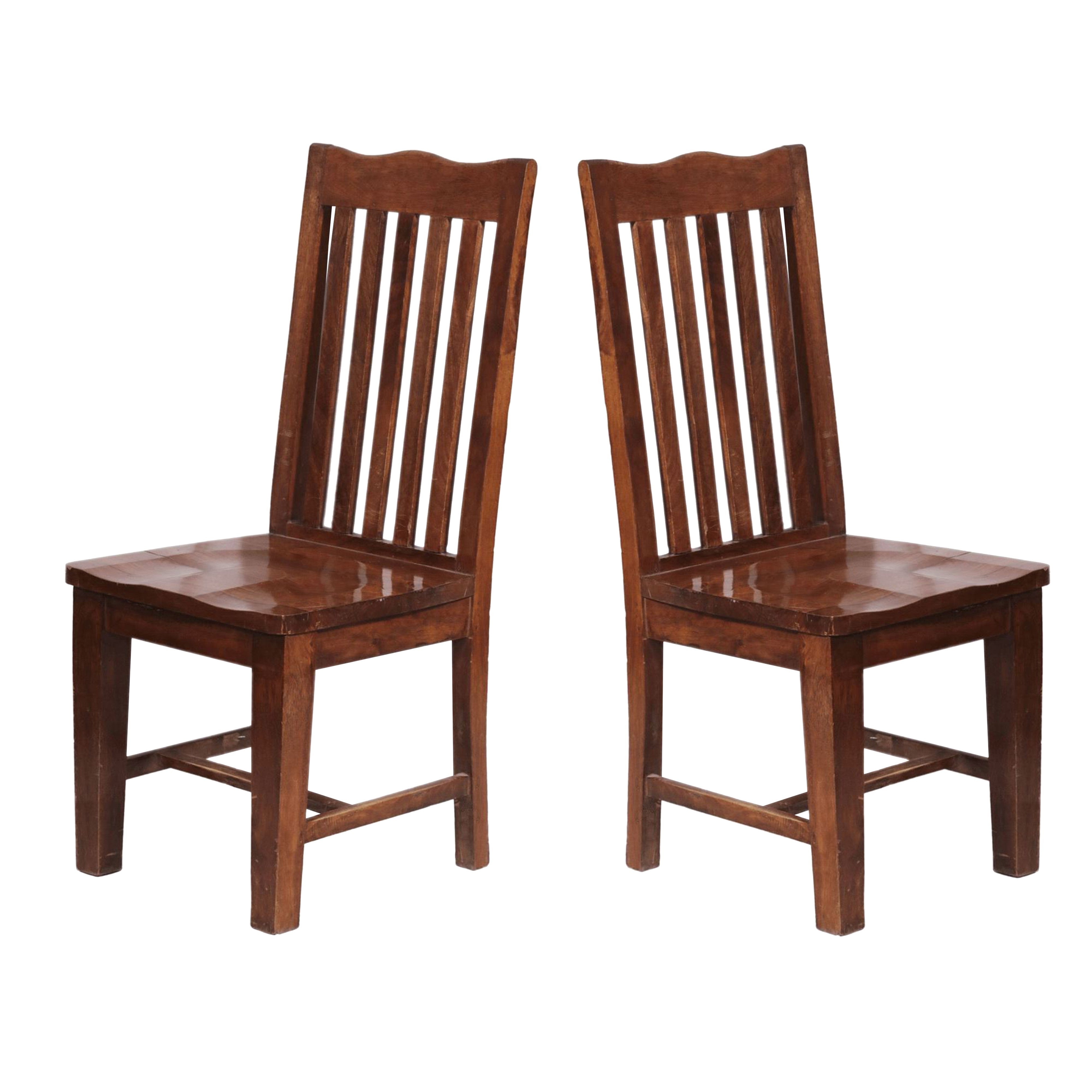 (Set of 2) Plain Long Design Dinning , office all purpose Chair Dining Chair