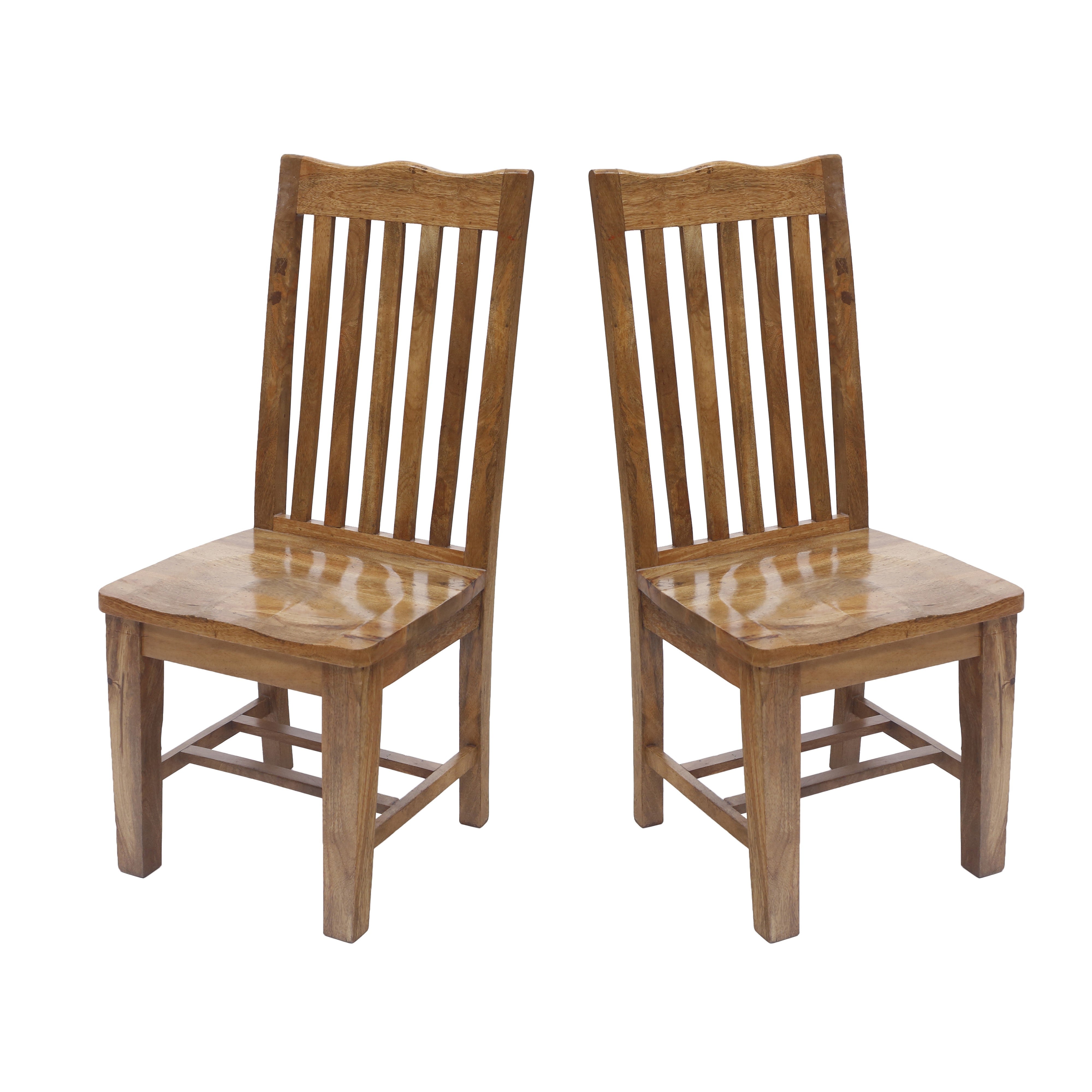 (Set of 2) Simple Long Back Dinning office all purpose Chair Dining Chair