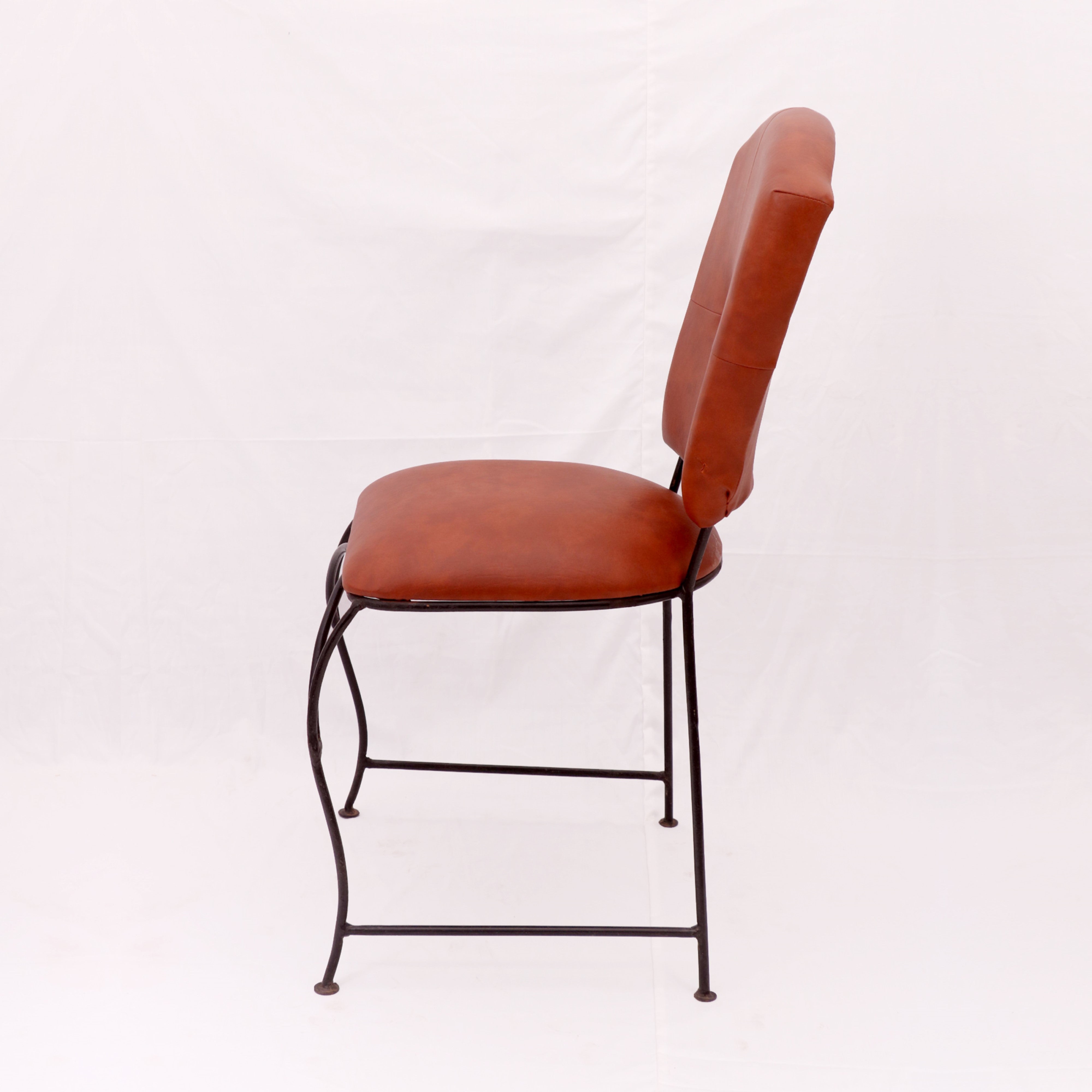(Set of 2) Contemporary Wrought Iron Chair Dining Chair
