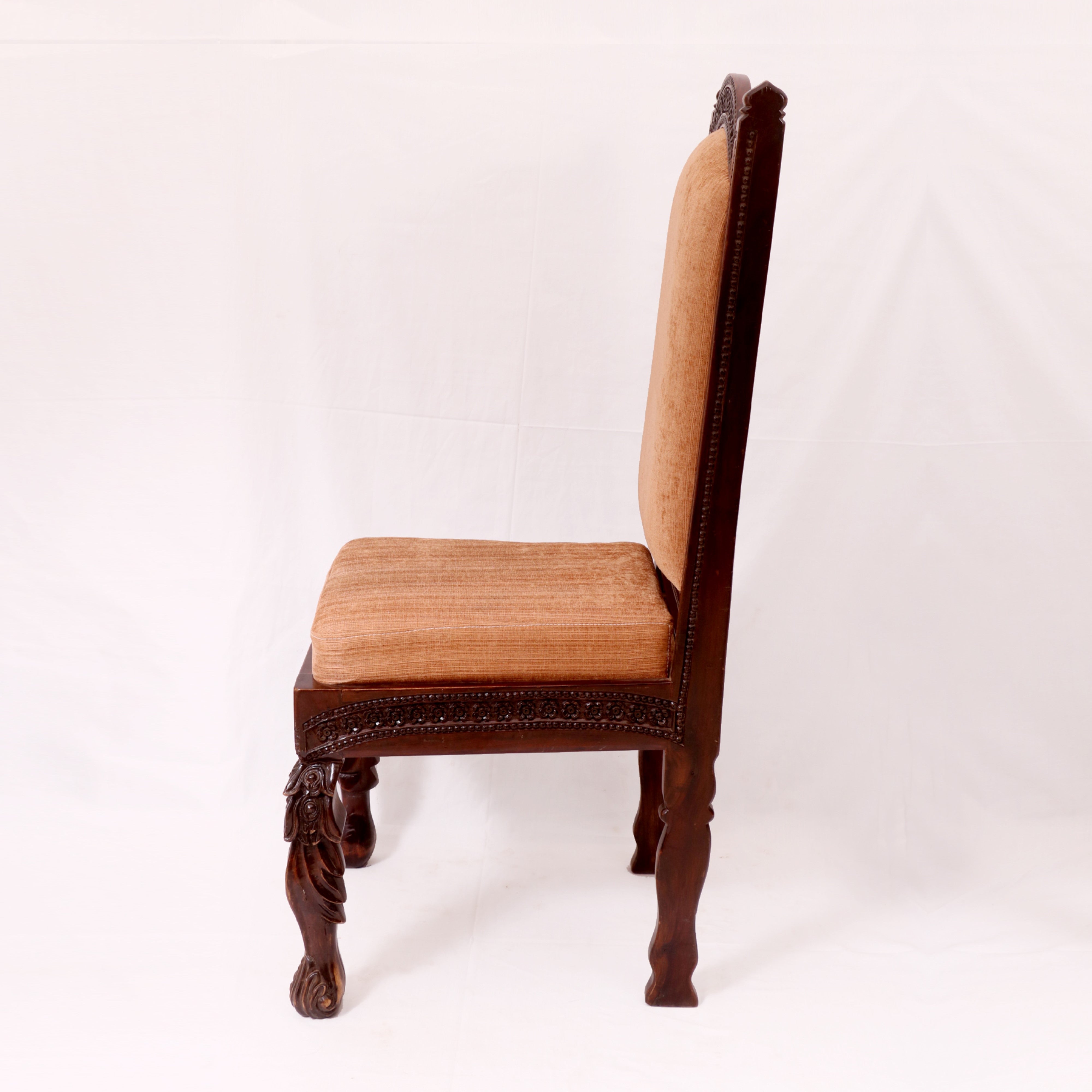 (Set of 2) Majestic Long Back Wooden Dinning Chair Dining Chair