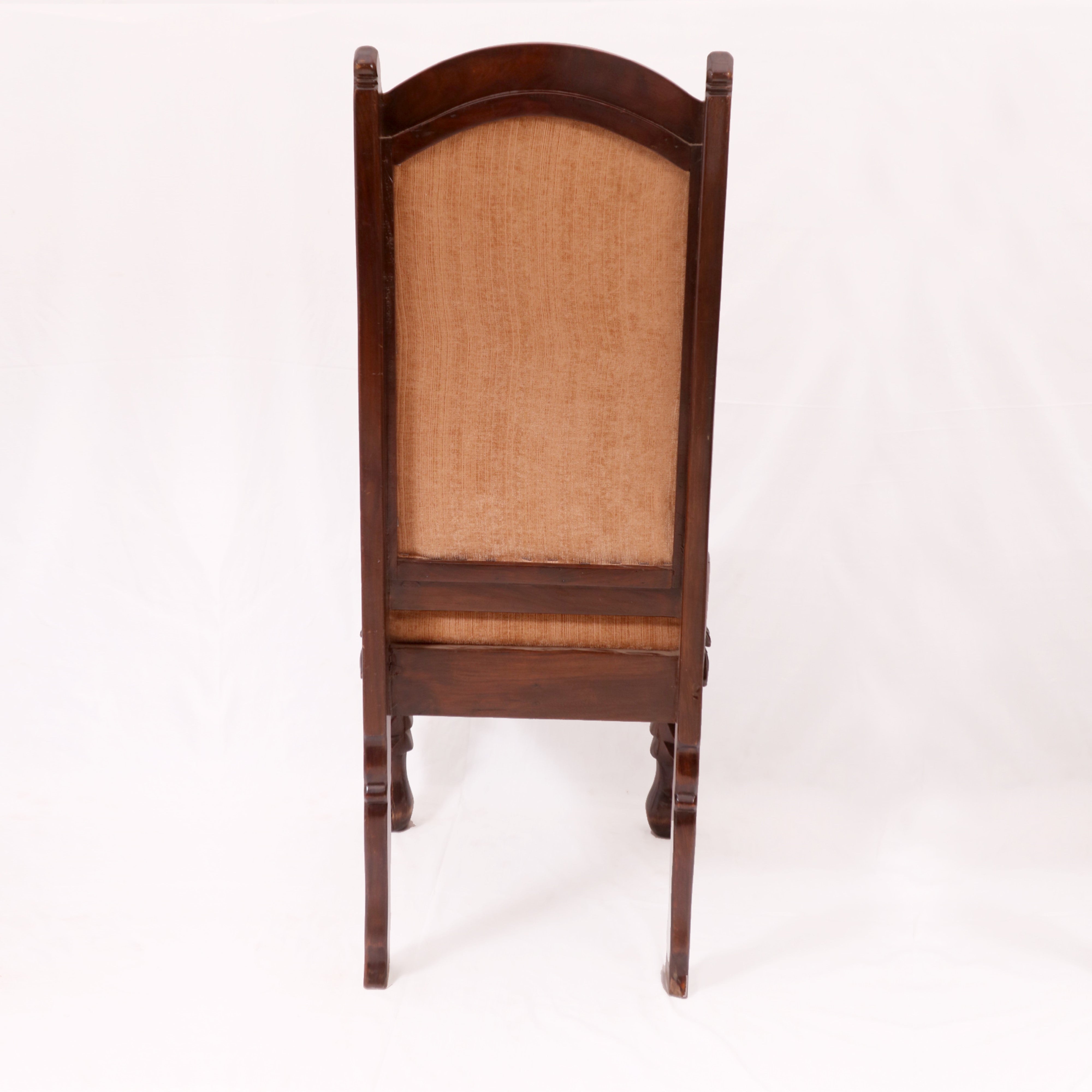 (Set of 2) Majestic Long Back Wooden Dinning Chair Dining Chair