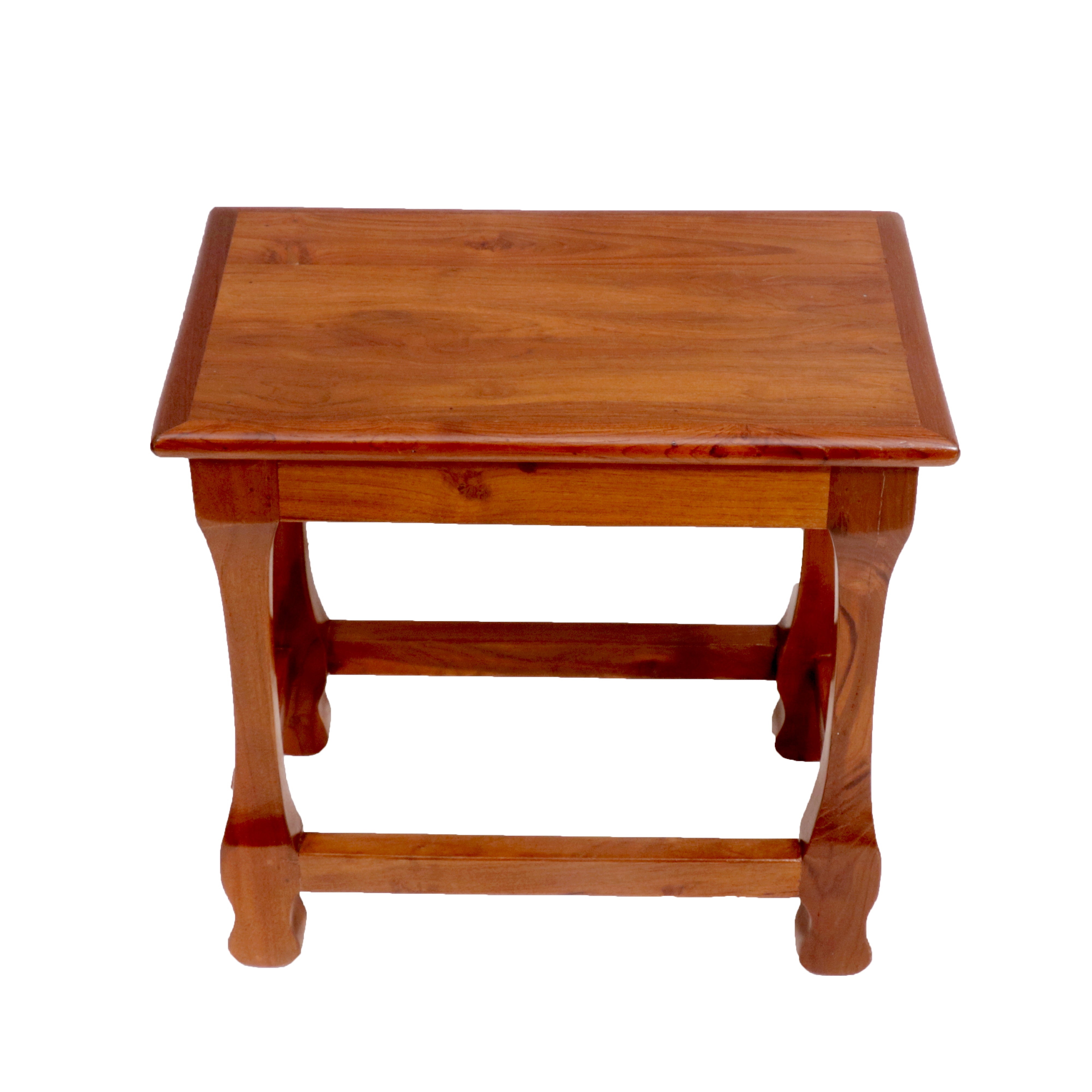 Long Teak Wood Stool Stool