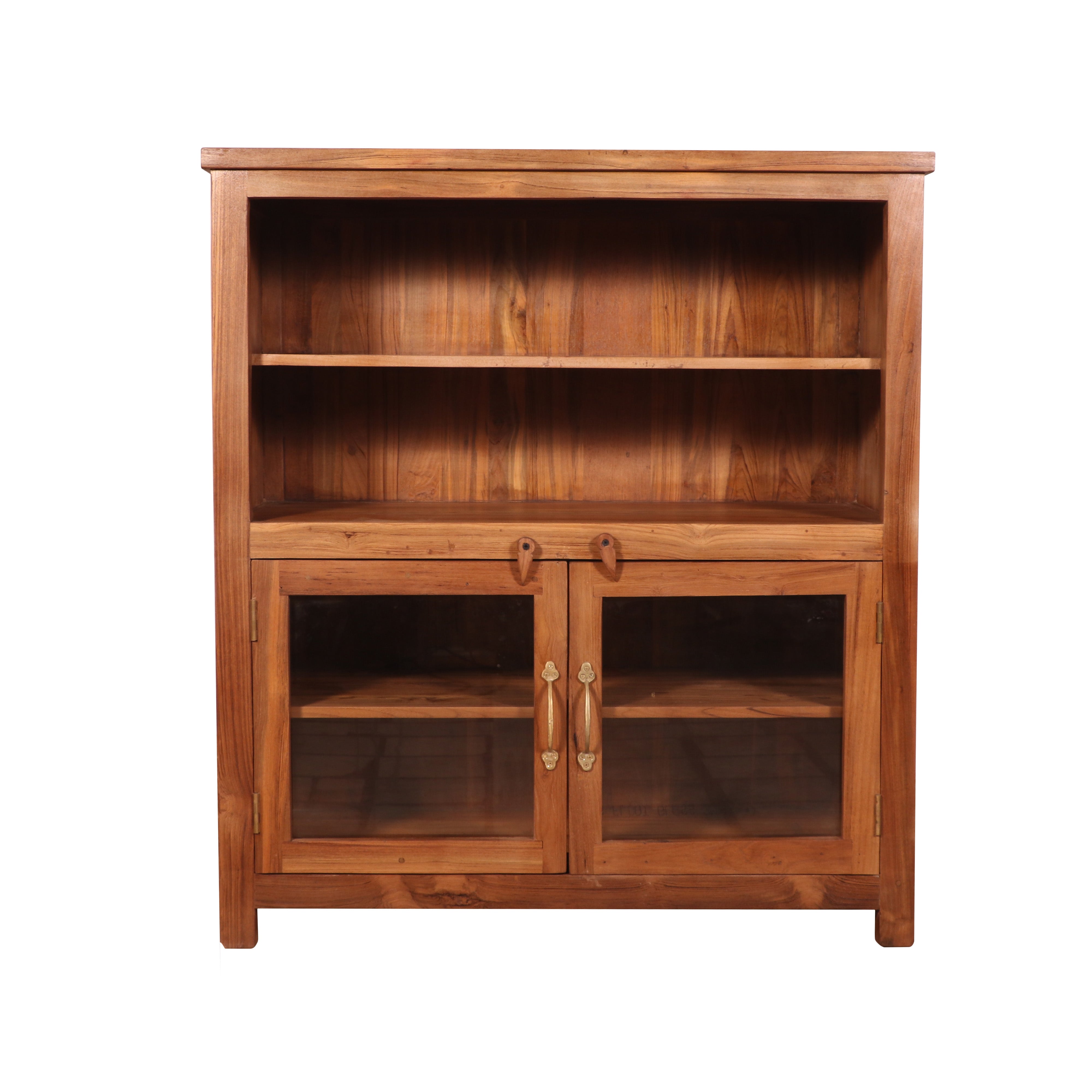 Wide teak wood cabinet Wall Cabinet