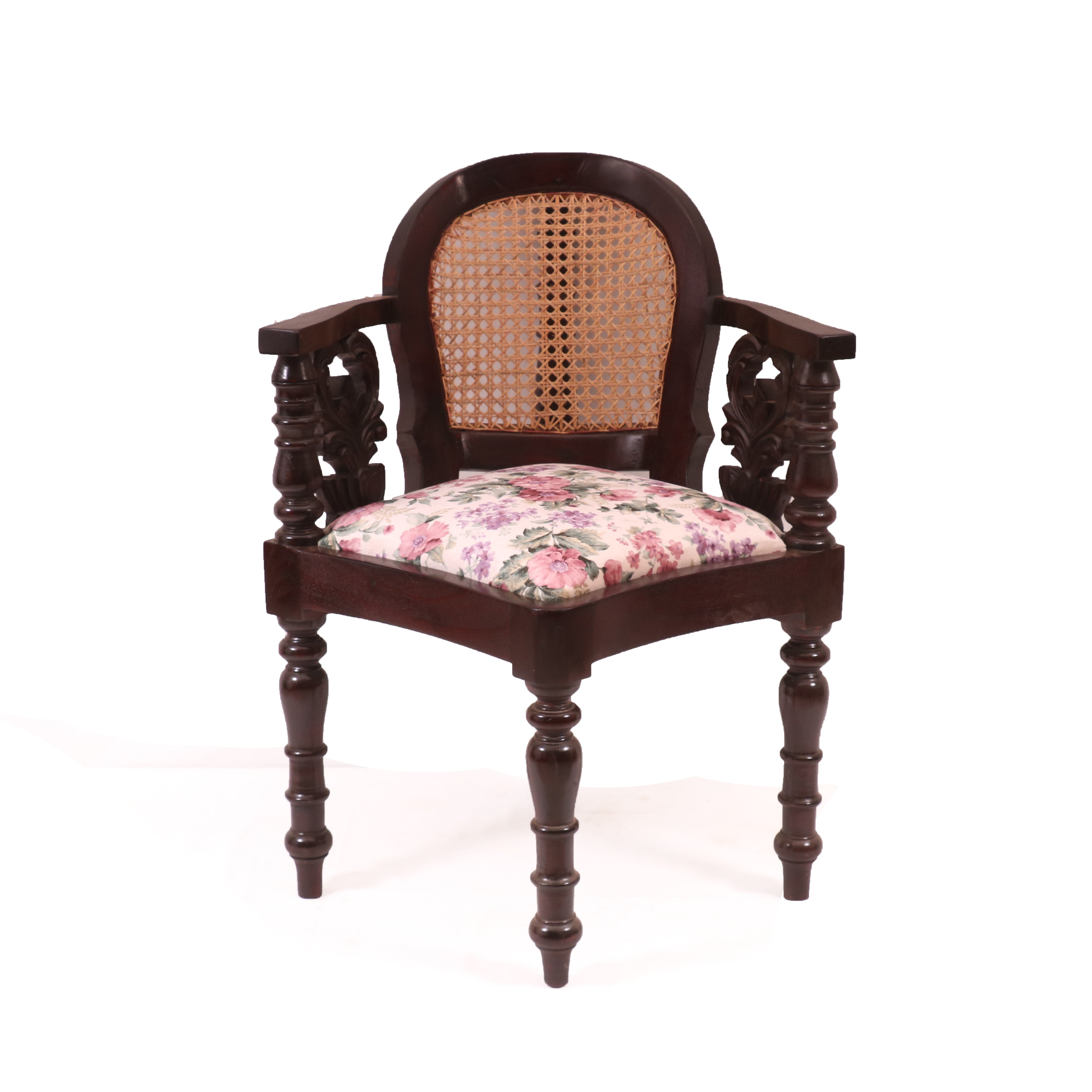 Cane Backed Colonial Chair Corner Chair